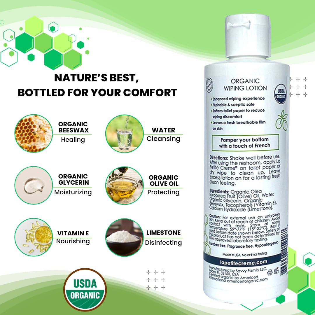 Organic Wiping Lotion for Adults {Drop Ship}