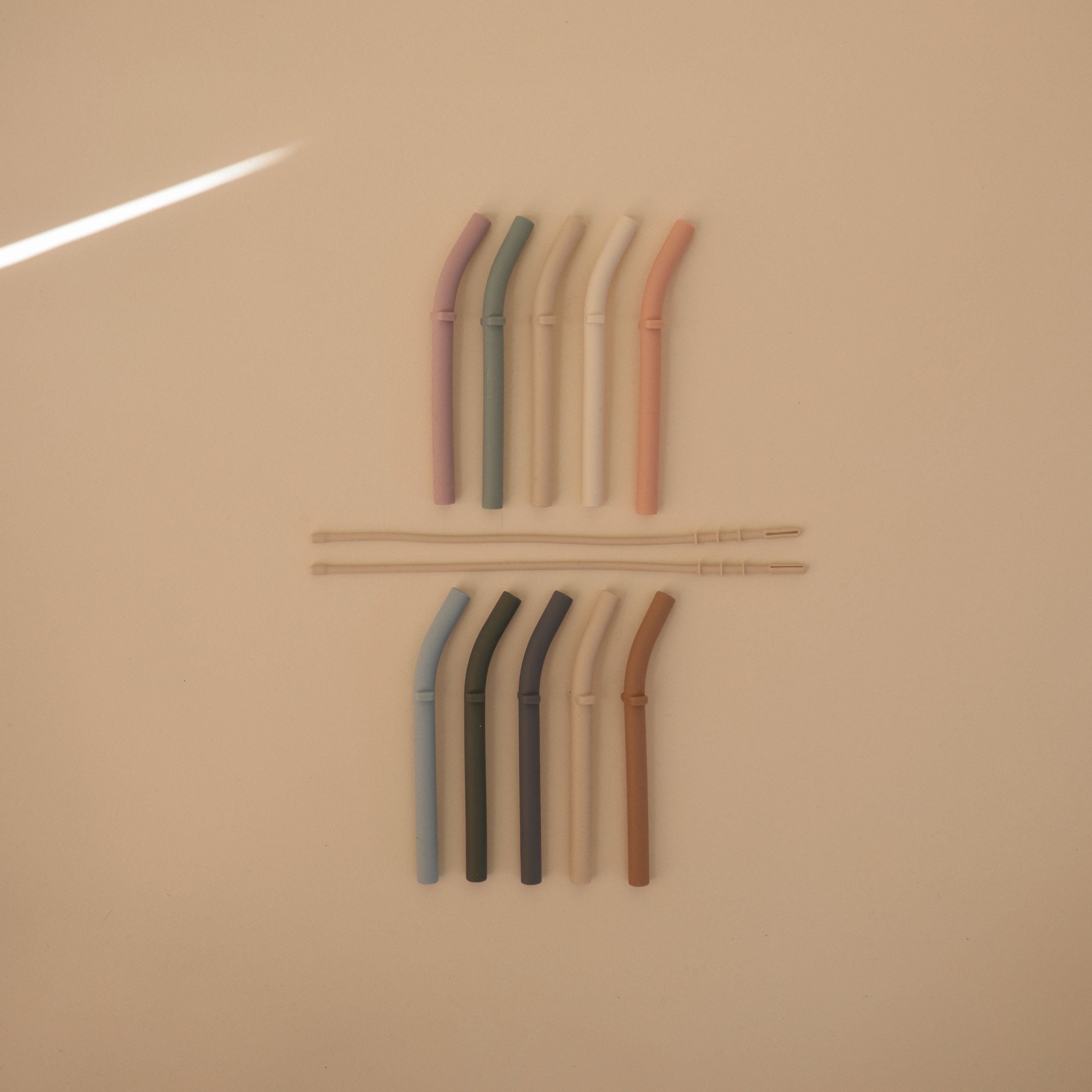 Silicone Replacement Straws - 5 Pack {Drop Ship}