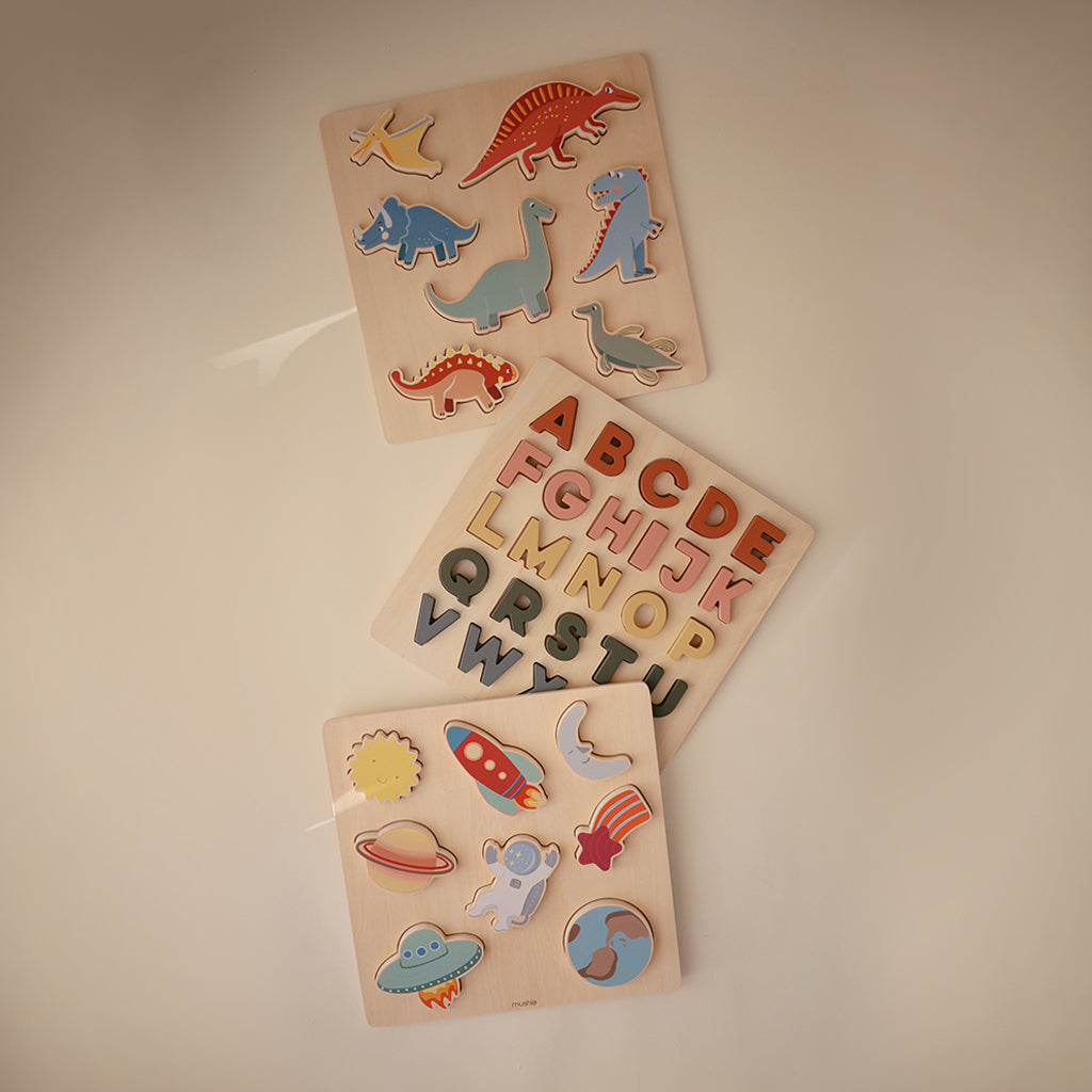 Wooden Dino Puzzle {Drop Ship}