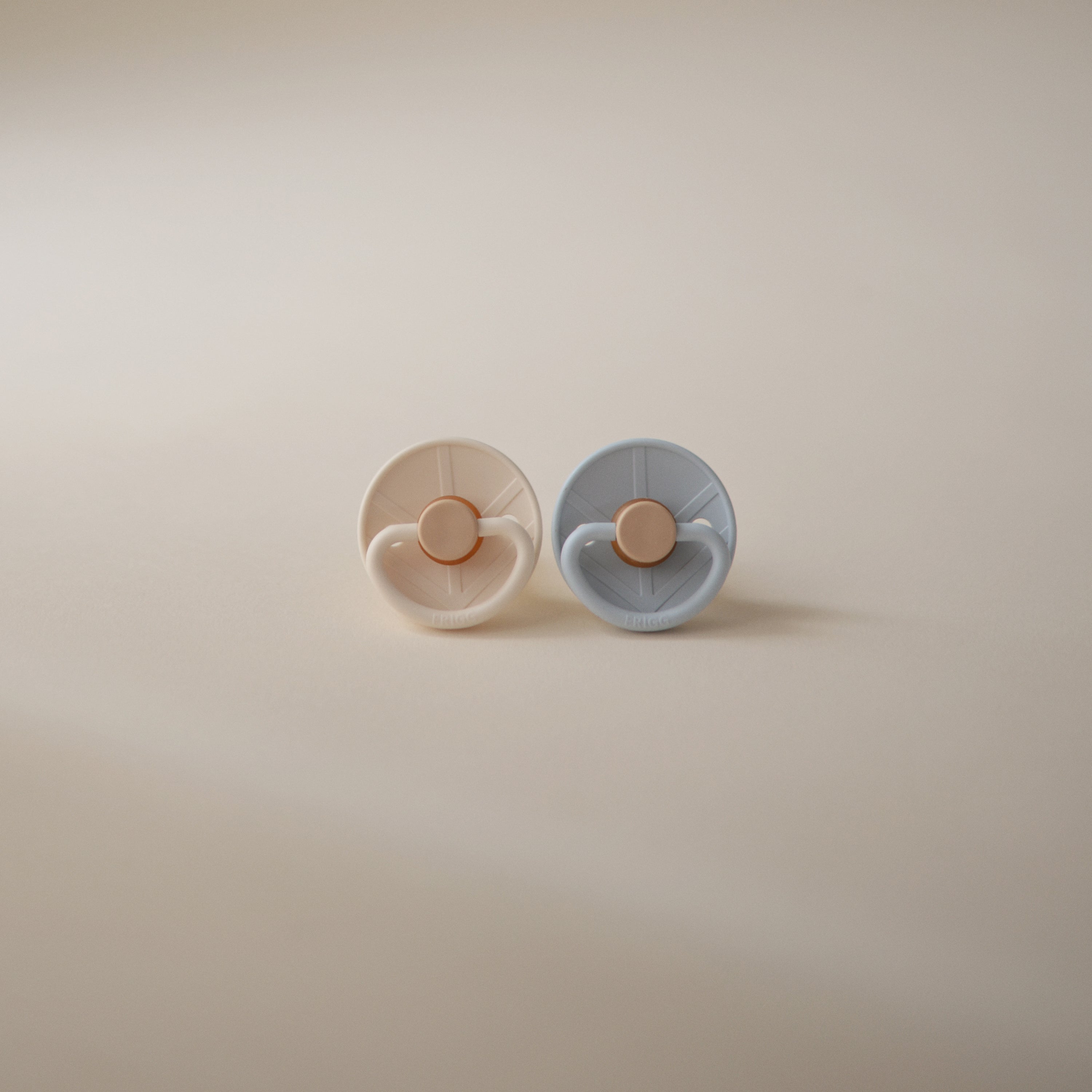 FRIGG Little Viking Natural Rubber Pacifier 2-Pack {Drop Ship}