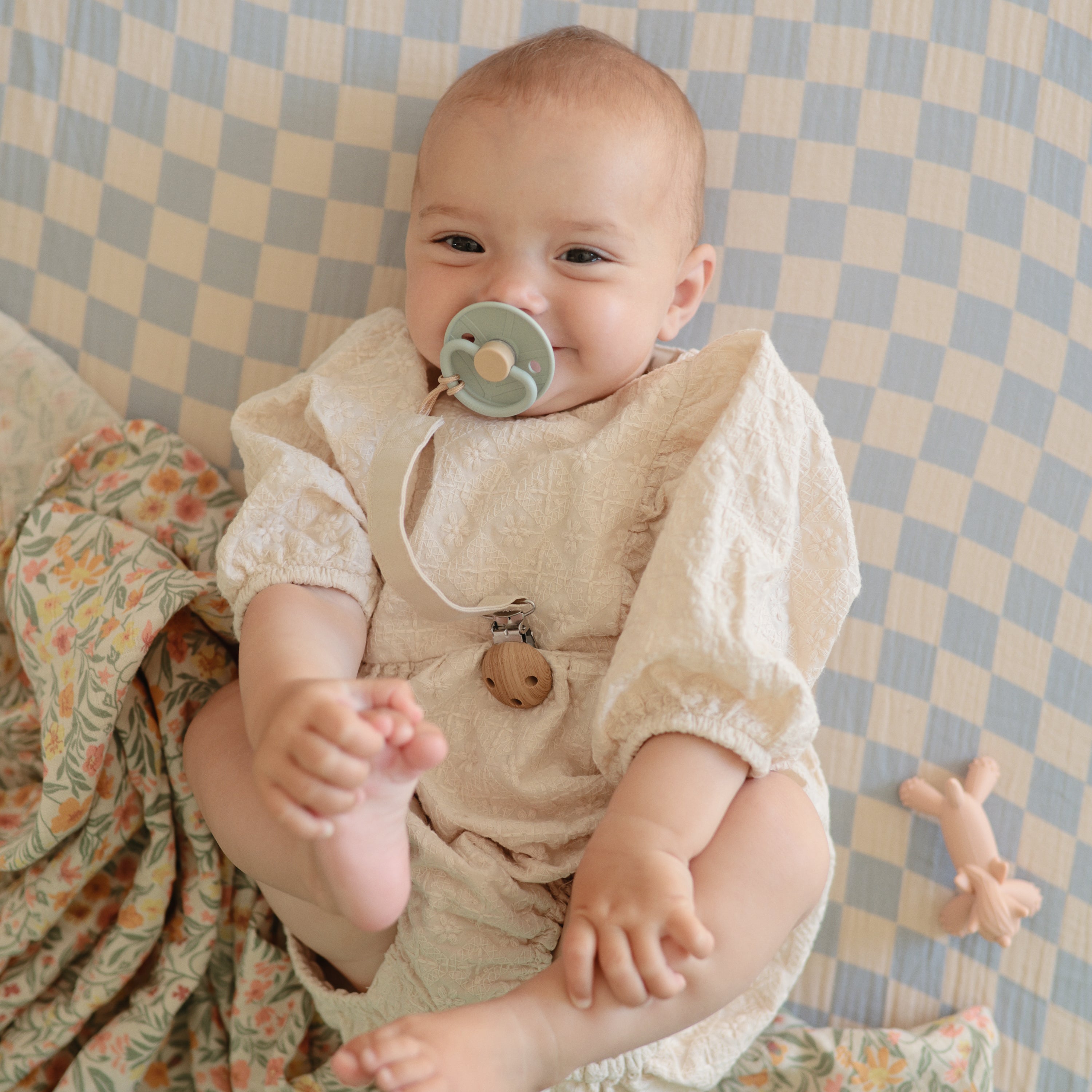 FRIGG Little Viking Natural Rubber Pacifier 2-Pack {Drop Ship}