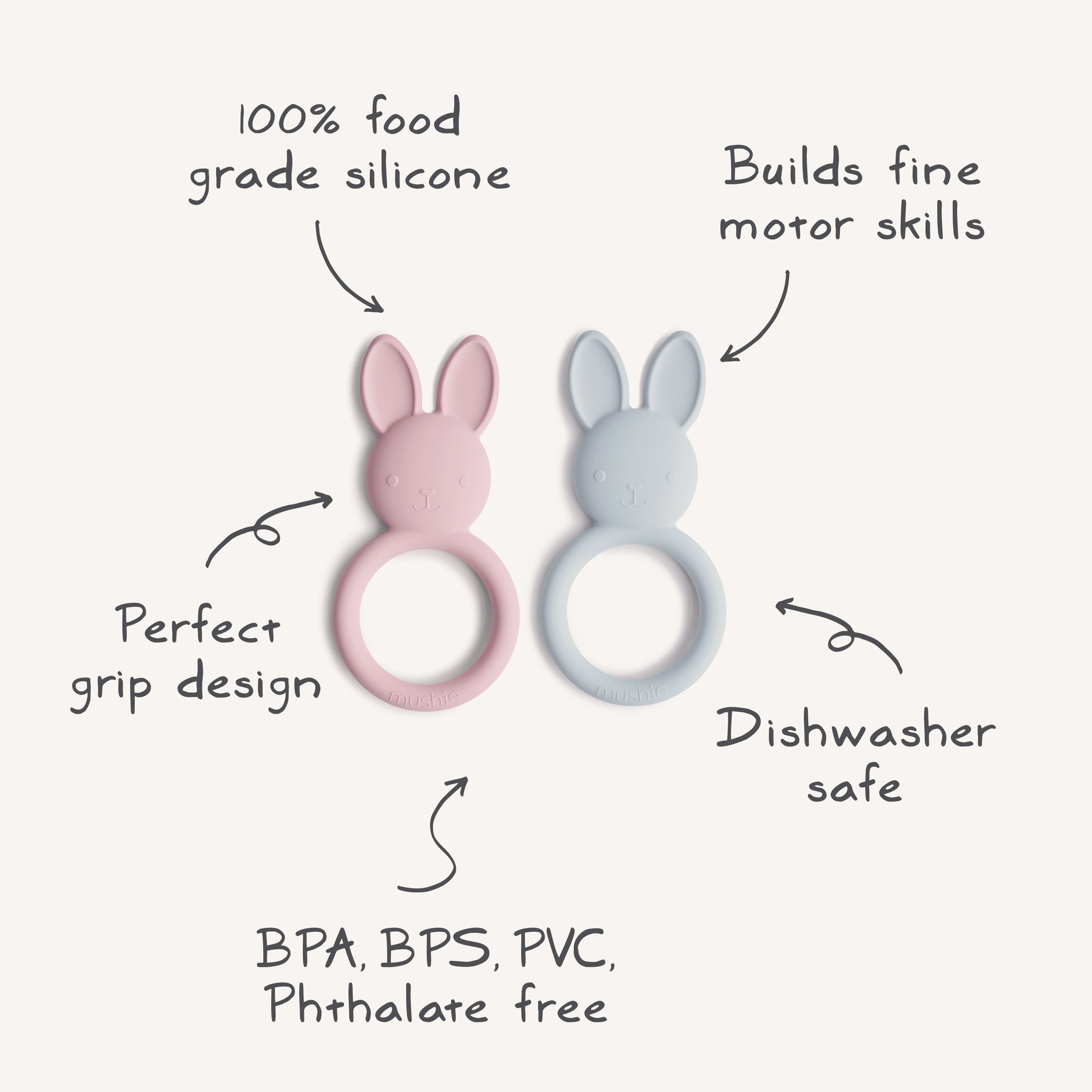 Bunny Teether {Drop Ship}
