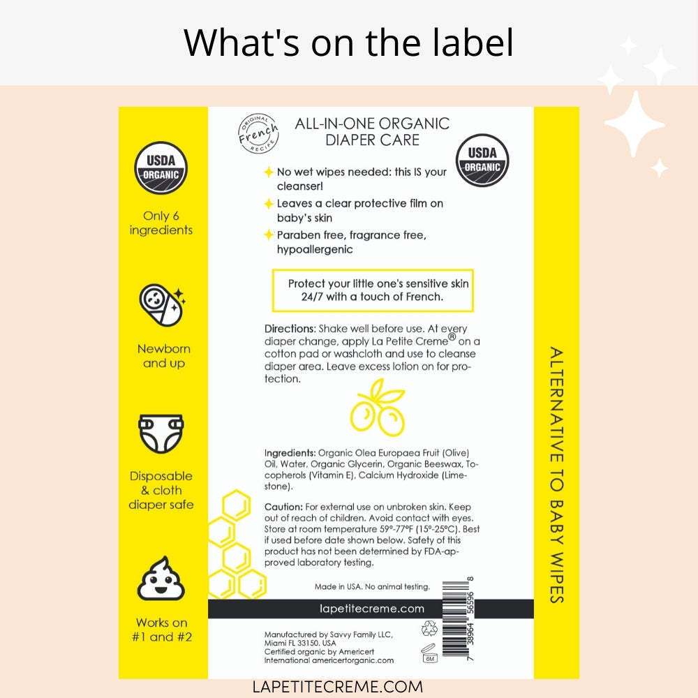 Organic French Diapering Lotion - Economy Refill - 20 oz {Drop Ship}