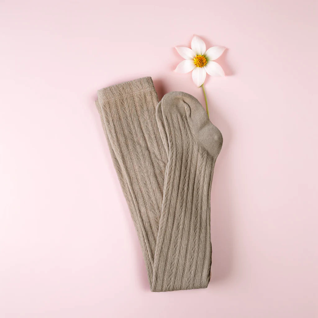 Little Love Bug Cable Knit Tights {DROP SHIP}
