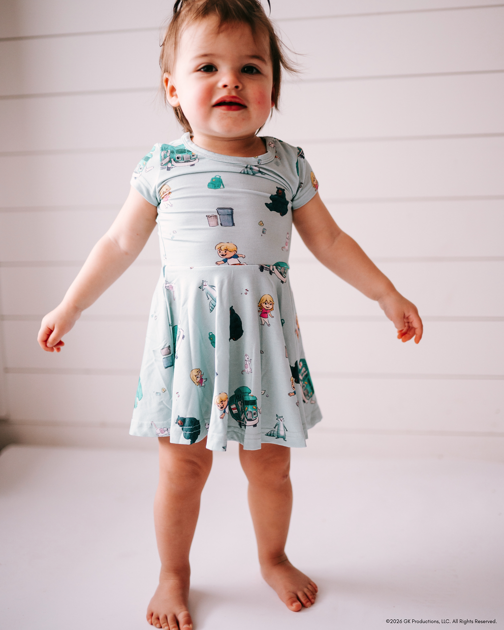 Trash Truck™ - Hank & Friends - (Short Sleeve Skater Dress)