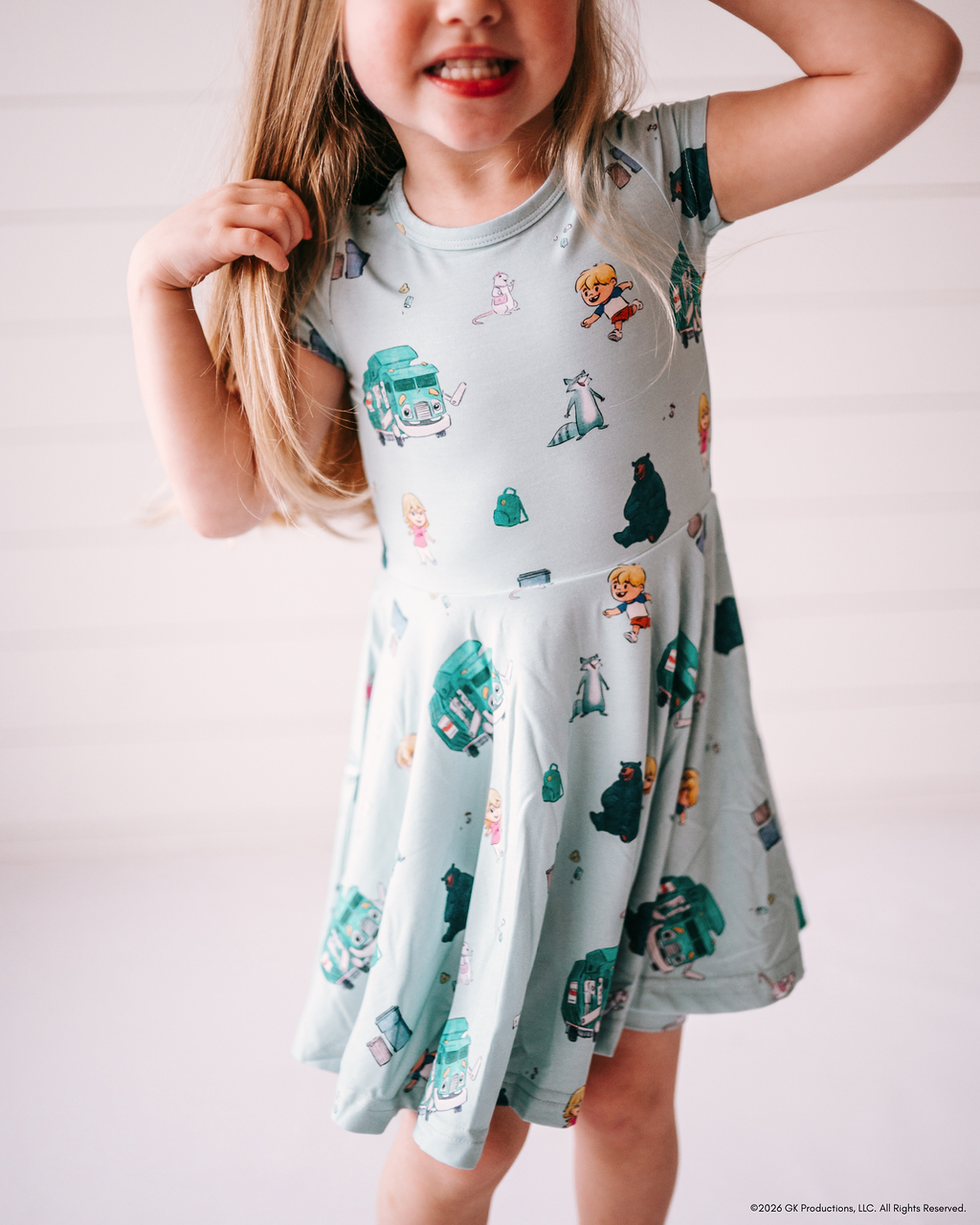 Trash Truck™ - Hank & Friends - (Short Sleeve Skater Dress)