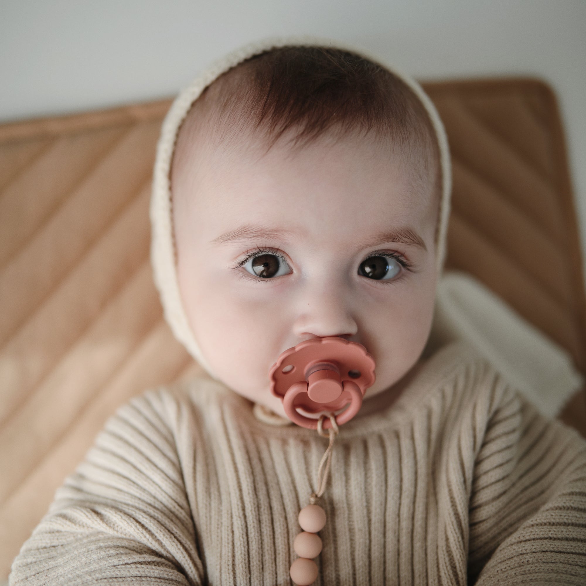FRIGG Daisy Natural Rubber Pacifier 2-Pack {Drop Ship}