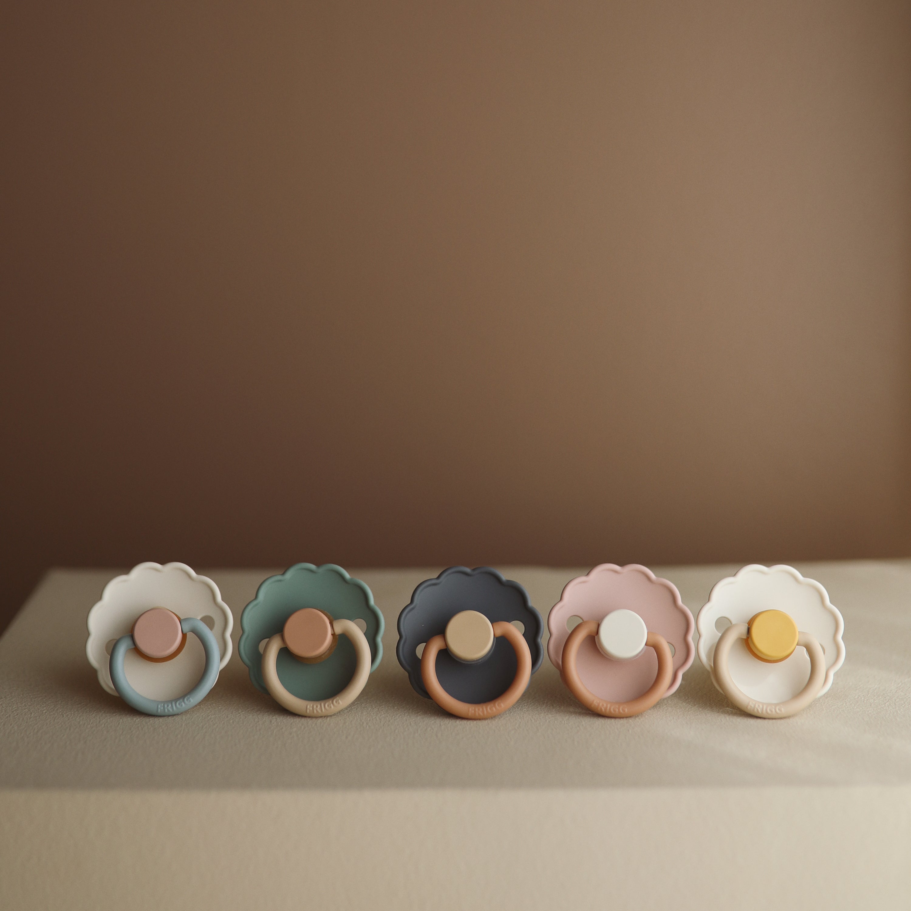 FRIGG Daisy Silicone Pacifier 2-Pack {Drop Ship}