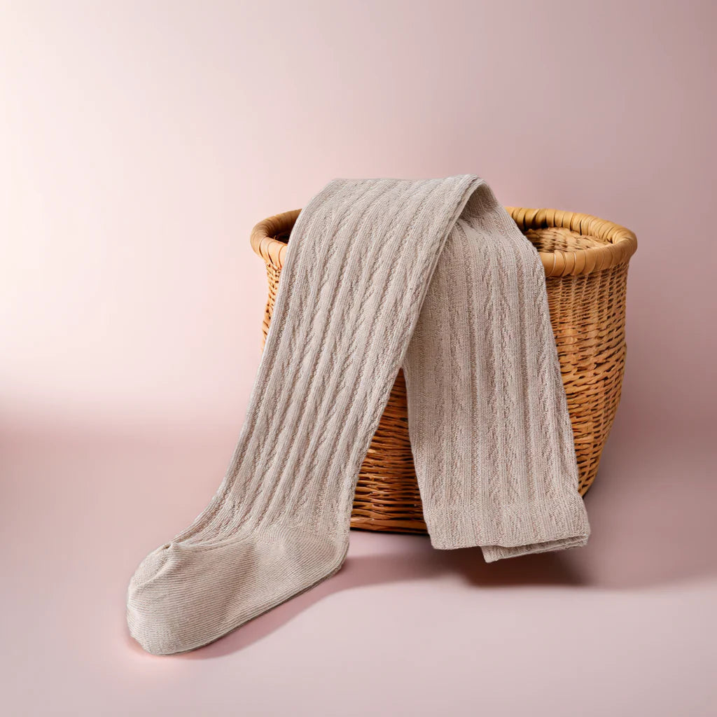Little Love Bug Cable Knit Tights {DROP SHIP}