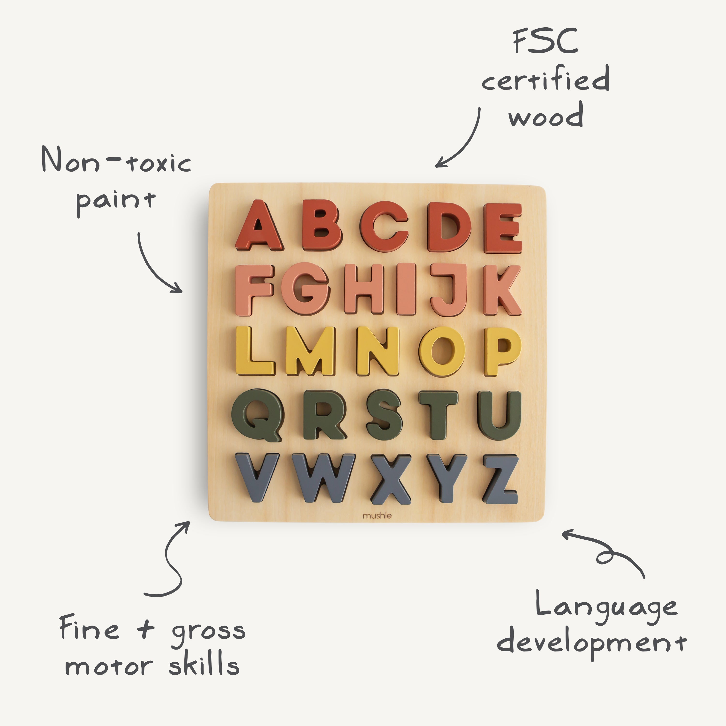 Wooden Alphabet Puzzle {Drop Ship}
