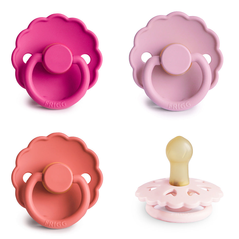 FRIGG Natural Rubber Pacifier 4-Pack {Drop Ship}
