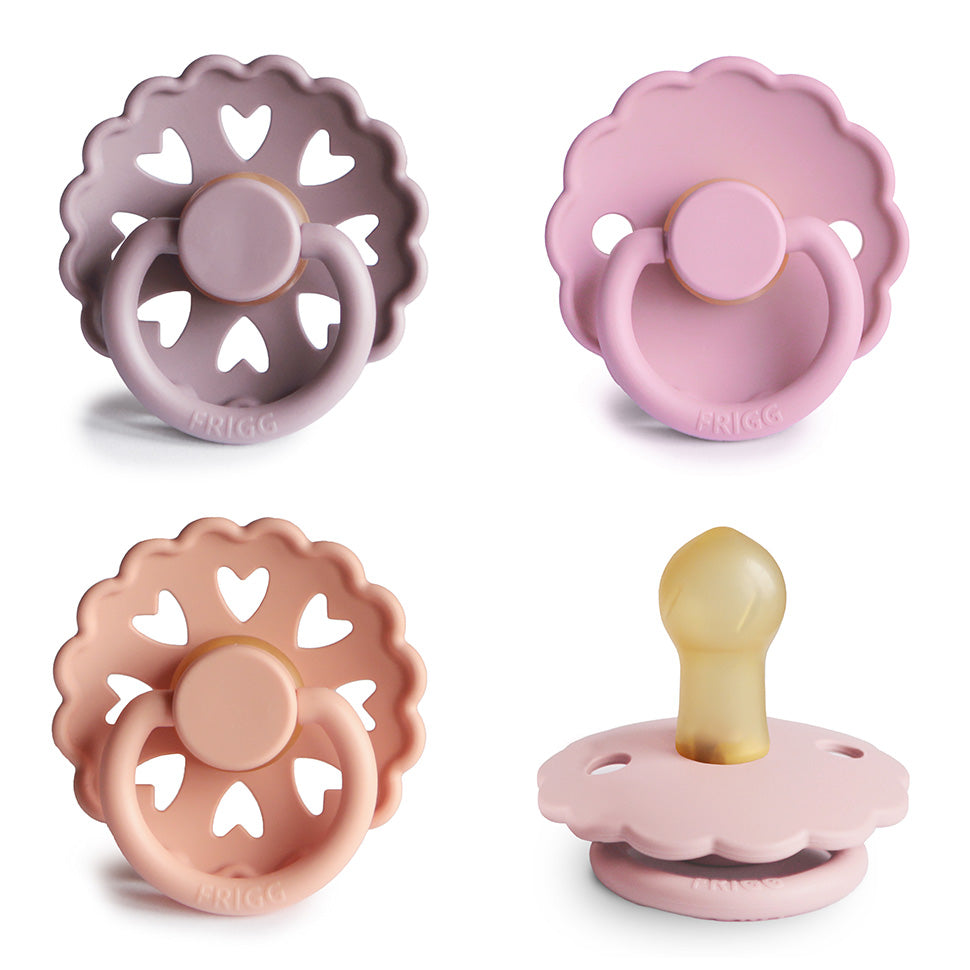 FRIGG Natural Rubber Pacifier 4-Pack {Drop Ship}