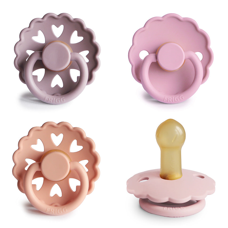 FRIGG Natural Rubber Pacifier 4-Pack {Drop Ship}