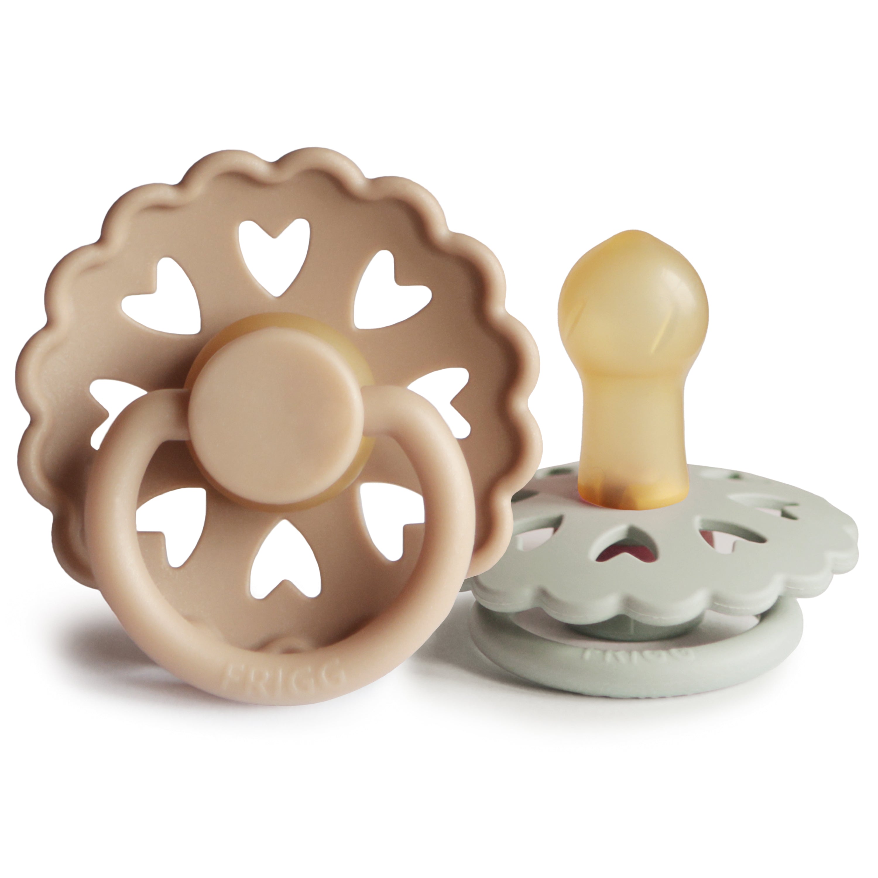 FRIGG Andersen Fairytale Natural Rubber Pacifier 2-Pack {Drop Ship}