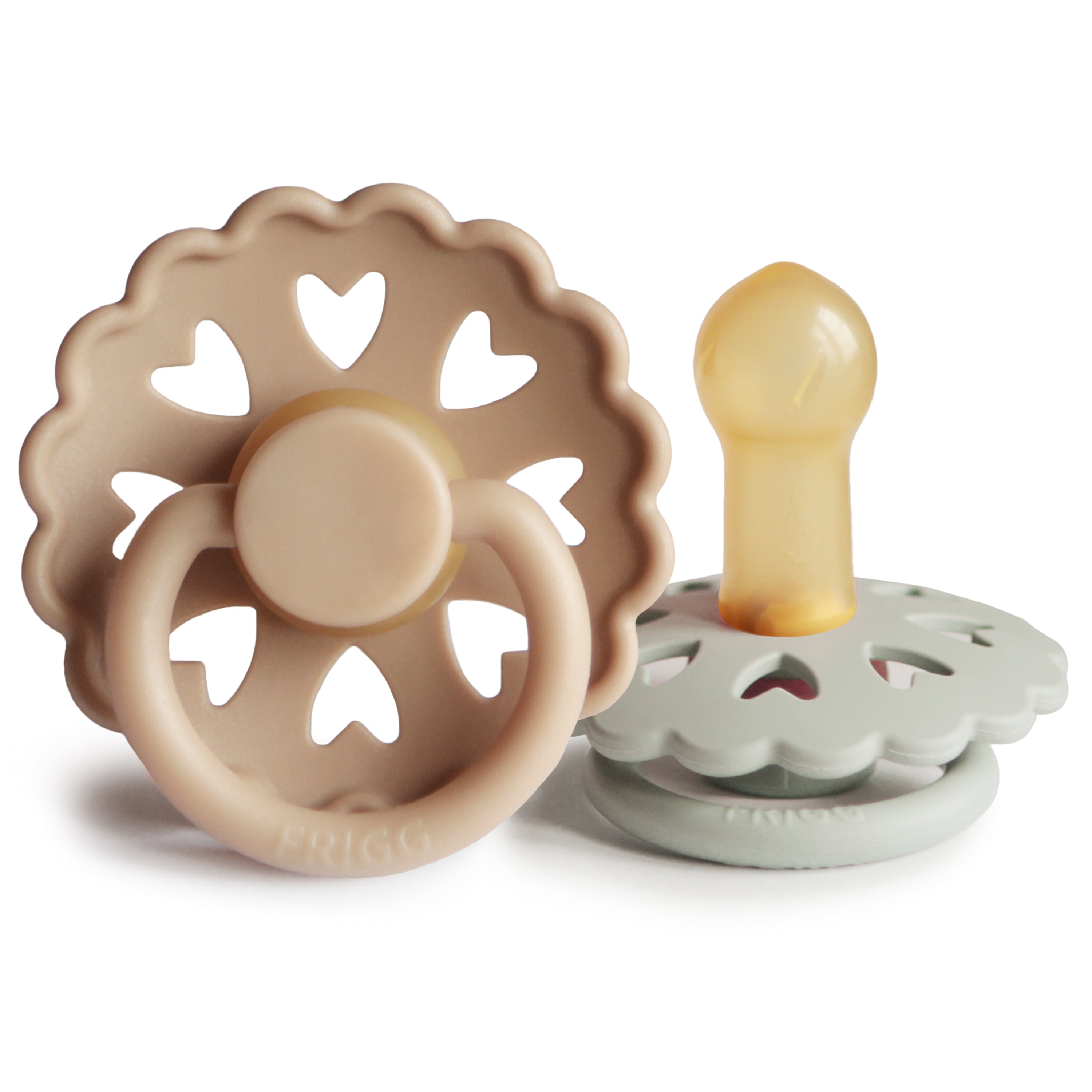 FRIGG Andersen Fairytale Natural Rubber Pacifier 2-Pack {Drop Ship}
