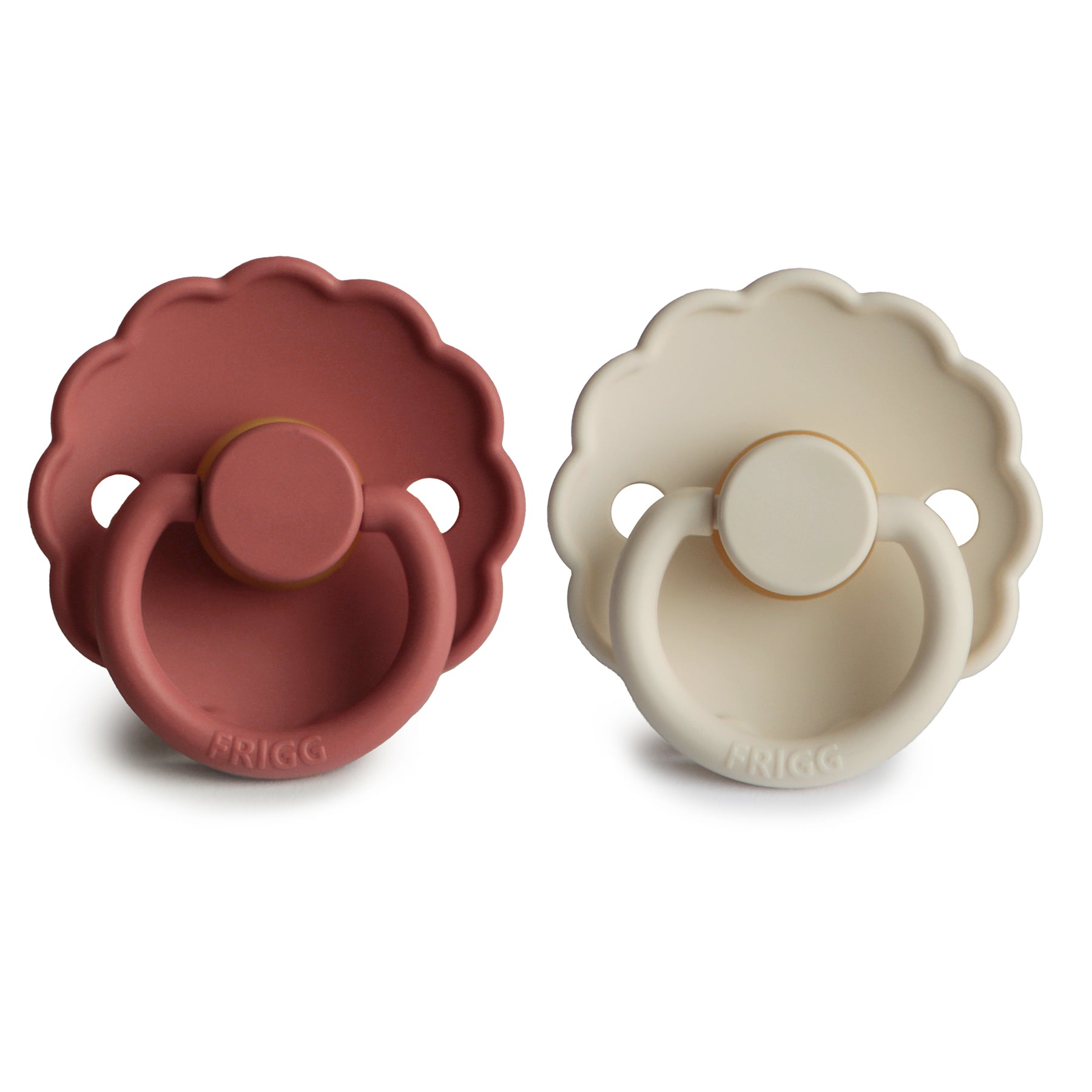 FRIGG Daisy Natural Rubber Pacifier 2-Pack {Drop Ship}