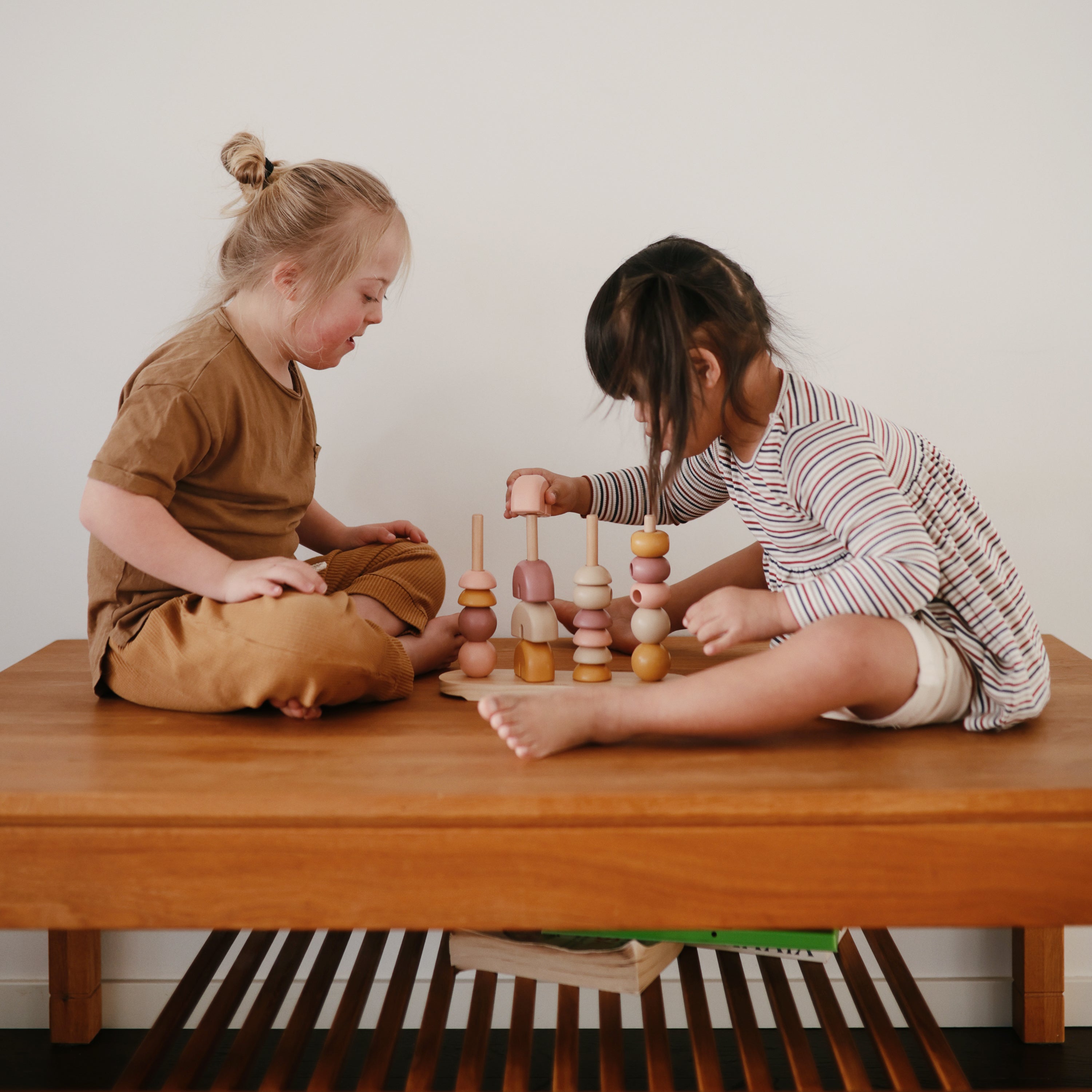 Wooden Multi Shape Stacker {Drop Ship}