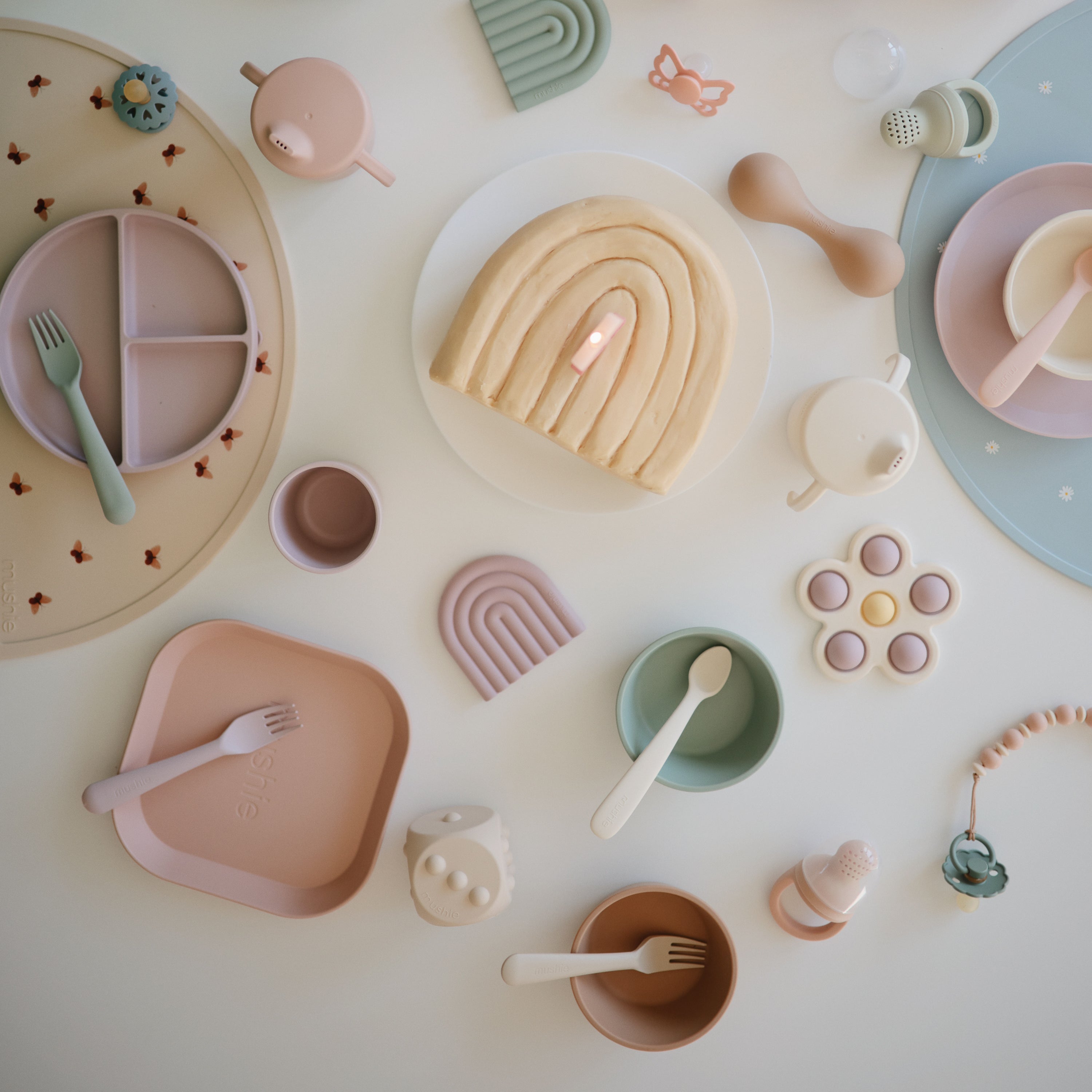 Silicone Pacifier Clip | Luna {Drop Ship}