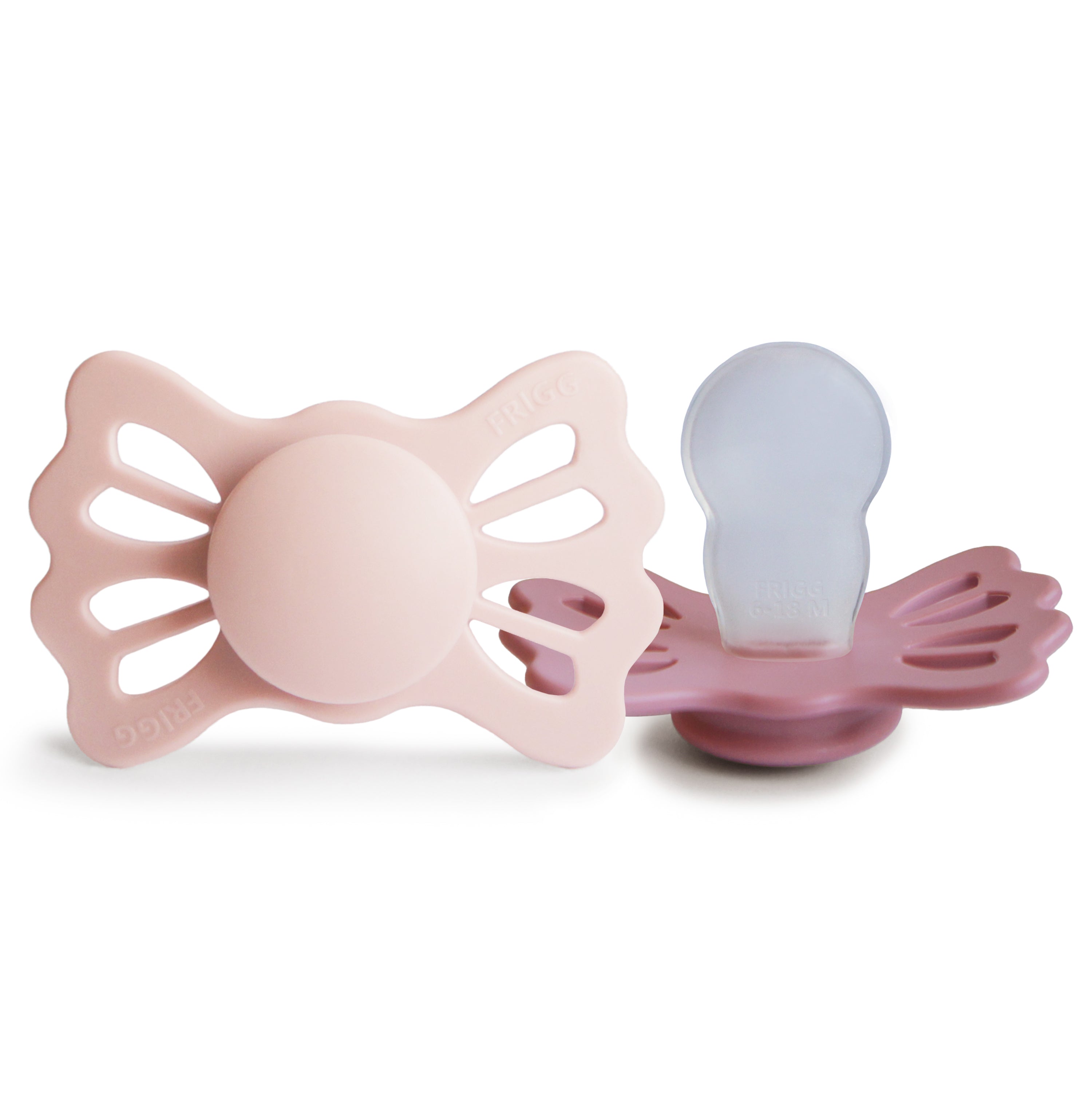 FRIGG Lucky Symmetrical Silicone Pacifier 2-Pack (6-18 Months) {Drop Ship}
