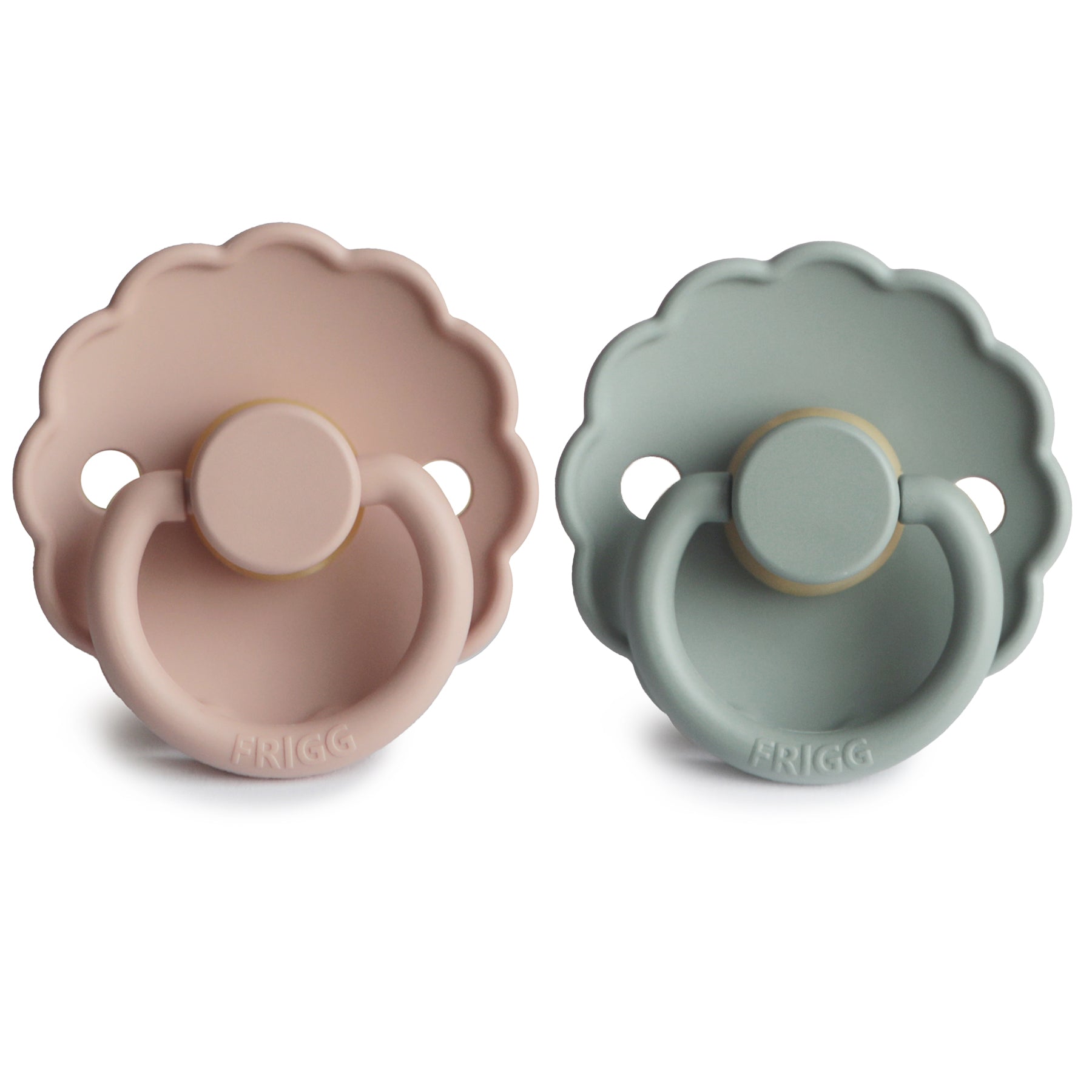 FRIGG Daisy Natural Rubber Pacifier 2-Pack {Drop Ship}