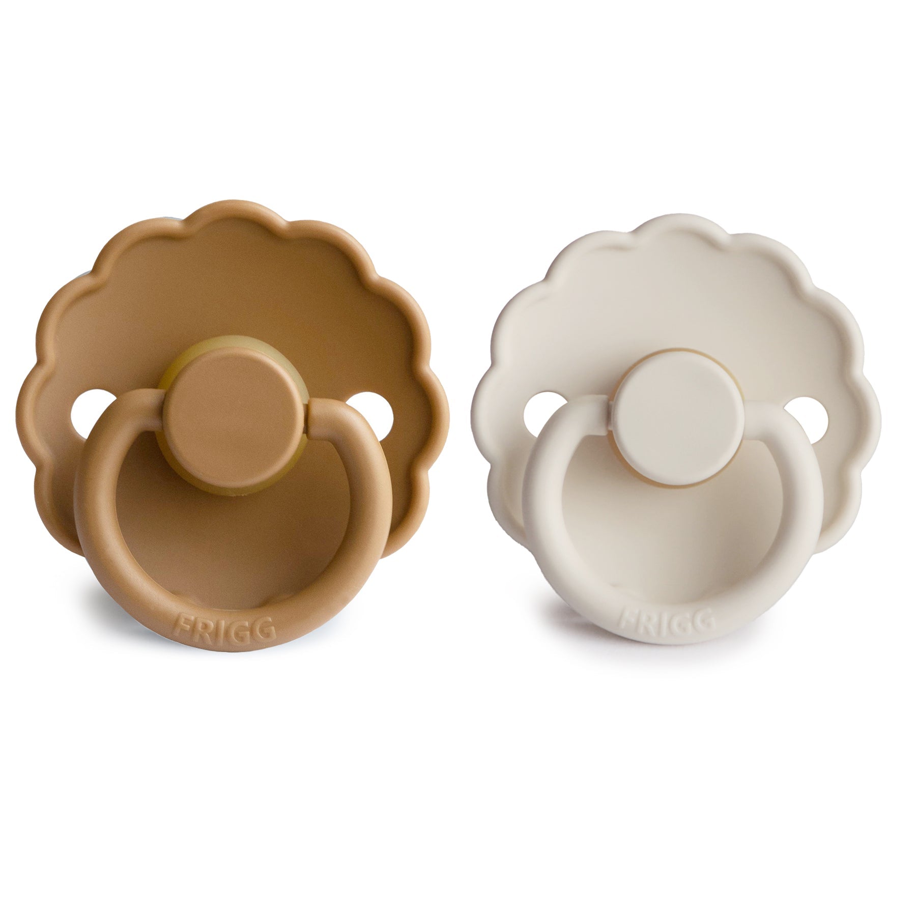 FRIGG Daisy Natural Rubber Pacifier 2-Pack {Drop Ship}