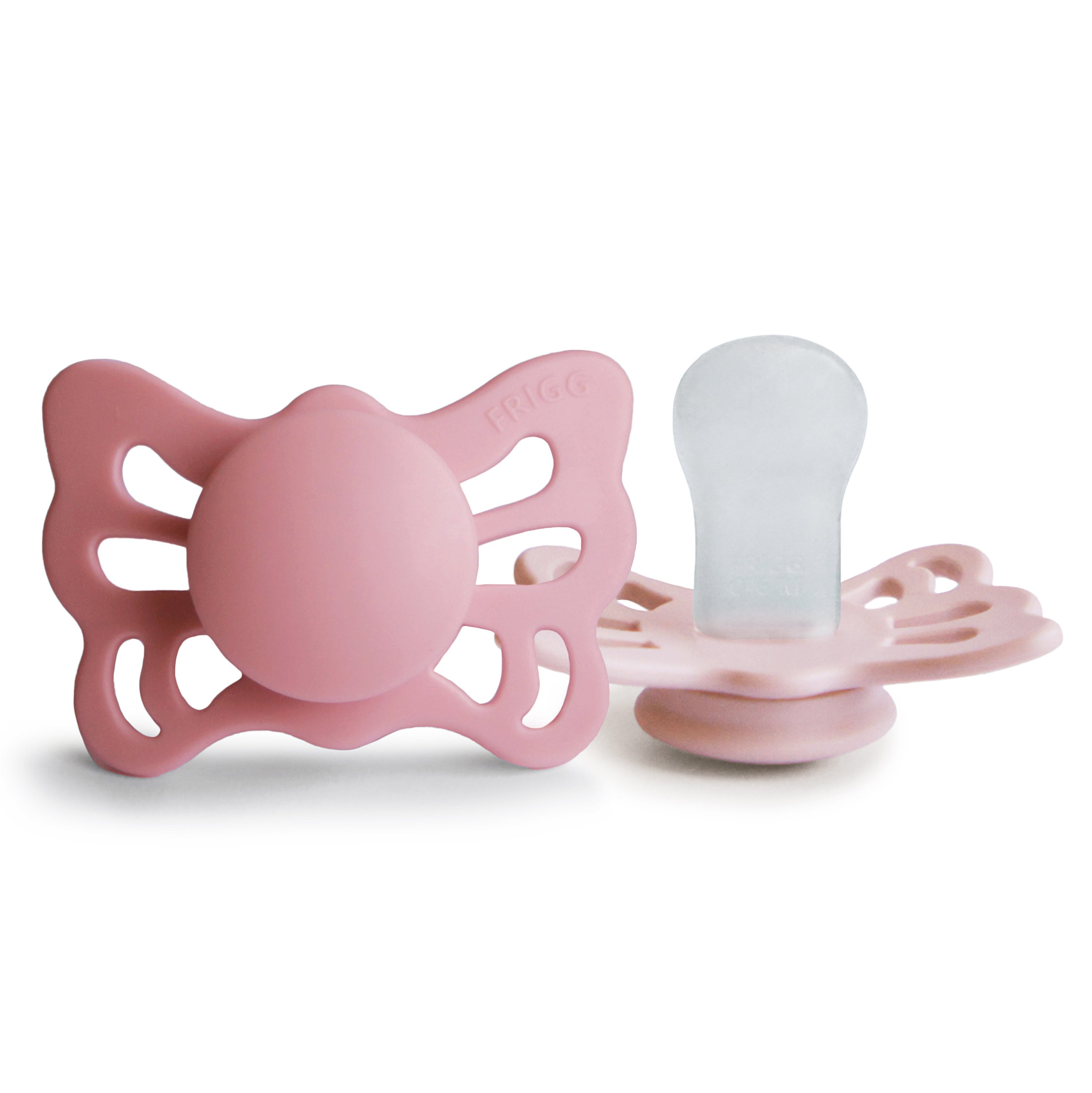 FRIGG Butterfly Anatomical Silicone Pacifier 2-Pack (0-6 Months) {Drop Ship}