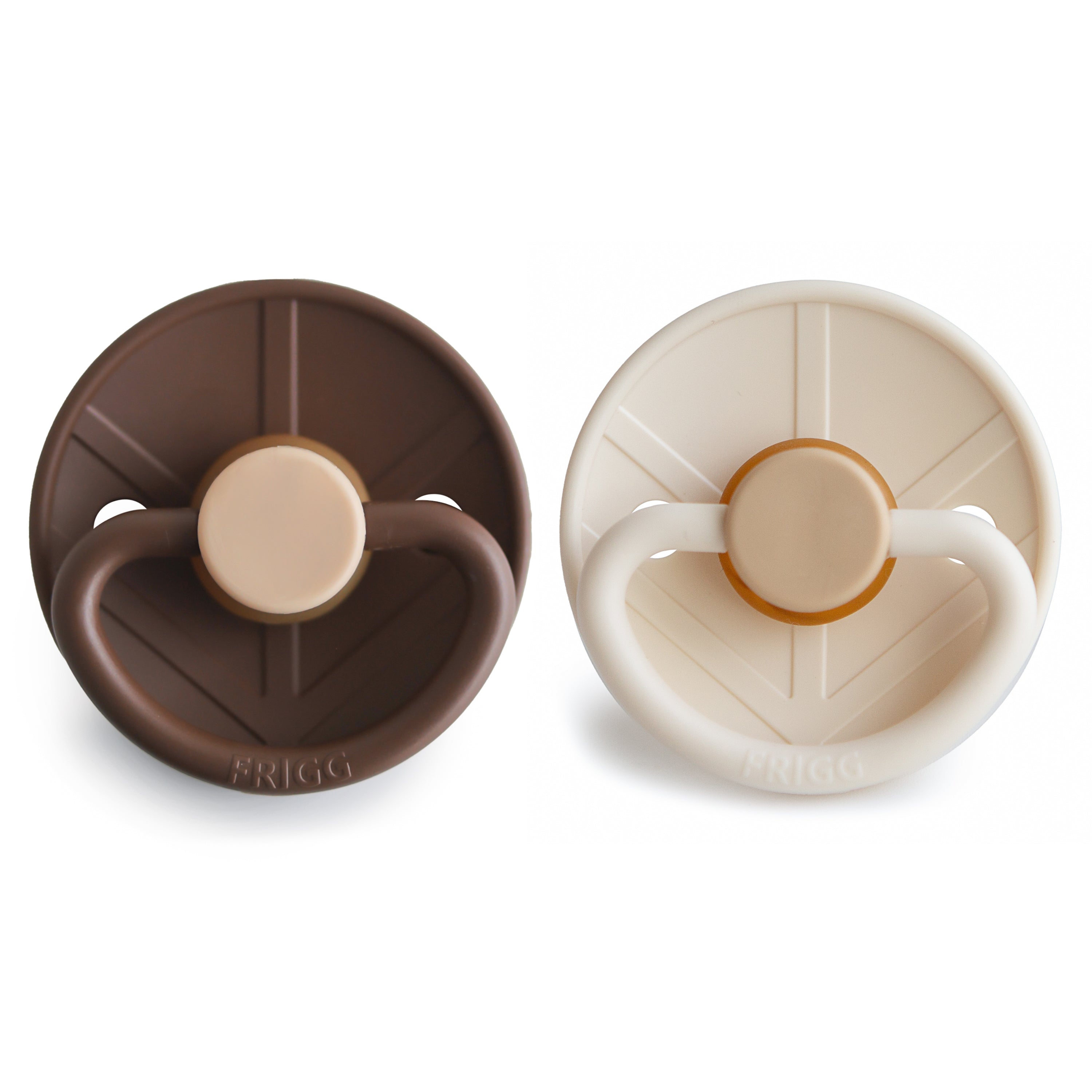 FRIGG Little Viking Natural Rubber Pacifier 2-Pack {Drop Ship}