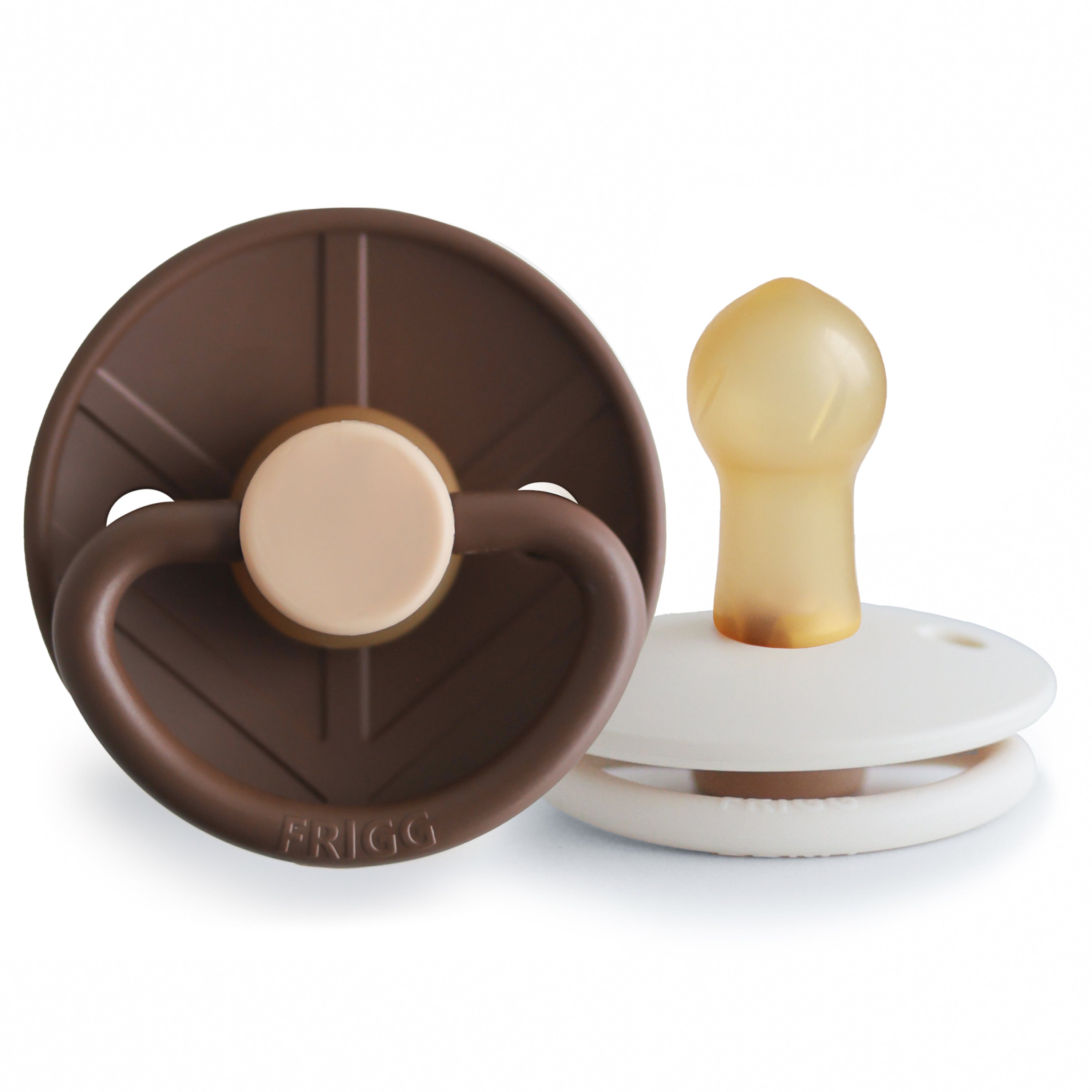 FRIGG Little Viking Natural Rubber Pacifier 2-Pack {Drop Ship}
