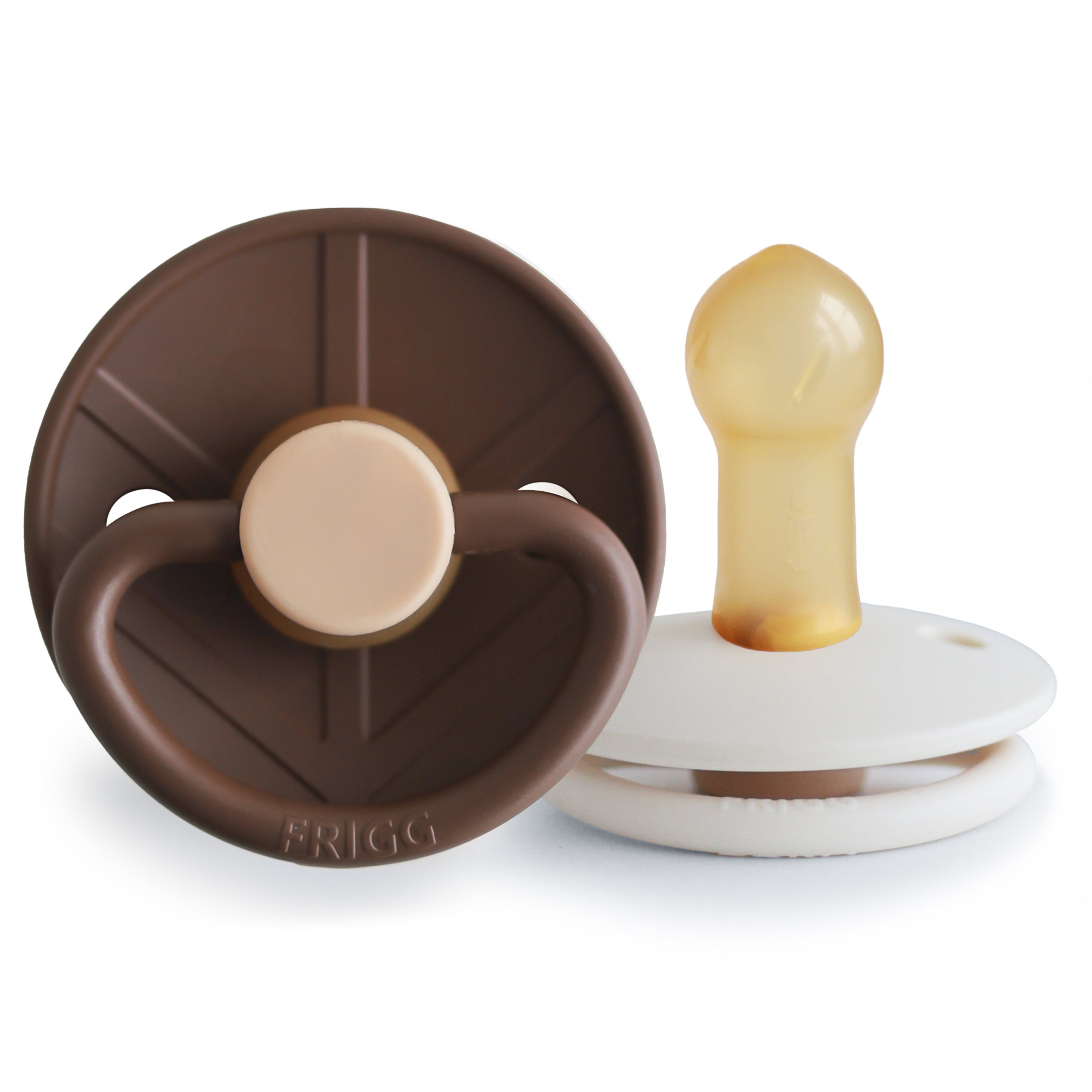 FRIGG Little Viking Natural Rubber Pacifier 2-Pack {Drop Ship}