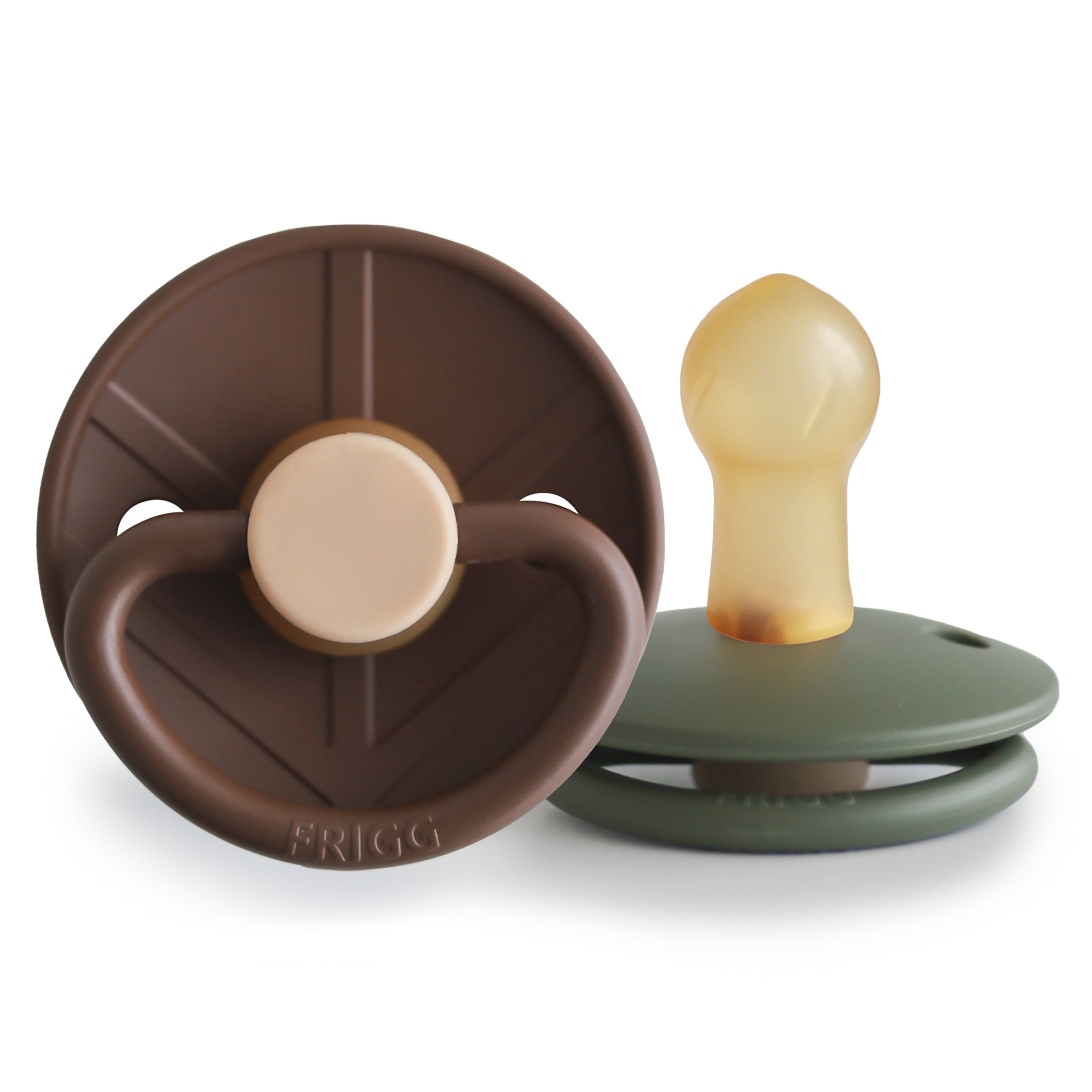 FRIGG Little Viking Natural Rubber Pacifier 2-Pack {Drop Ship}