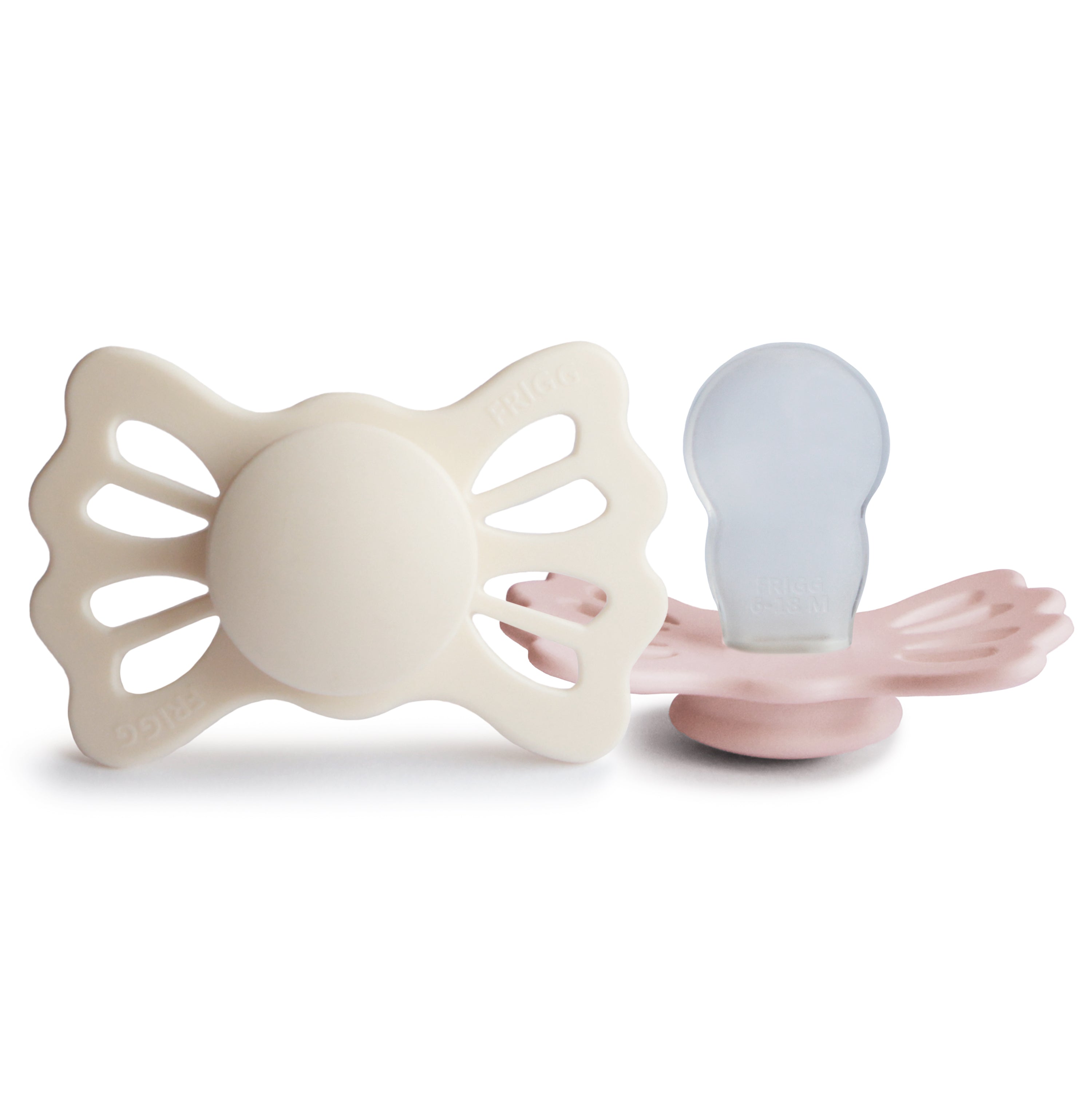 FRIGG Lucky Symmetrical Silicone Pacifier 2-Pack (6-18 Months) {Drop Ship}