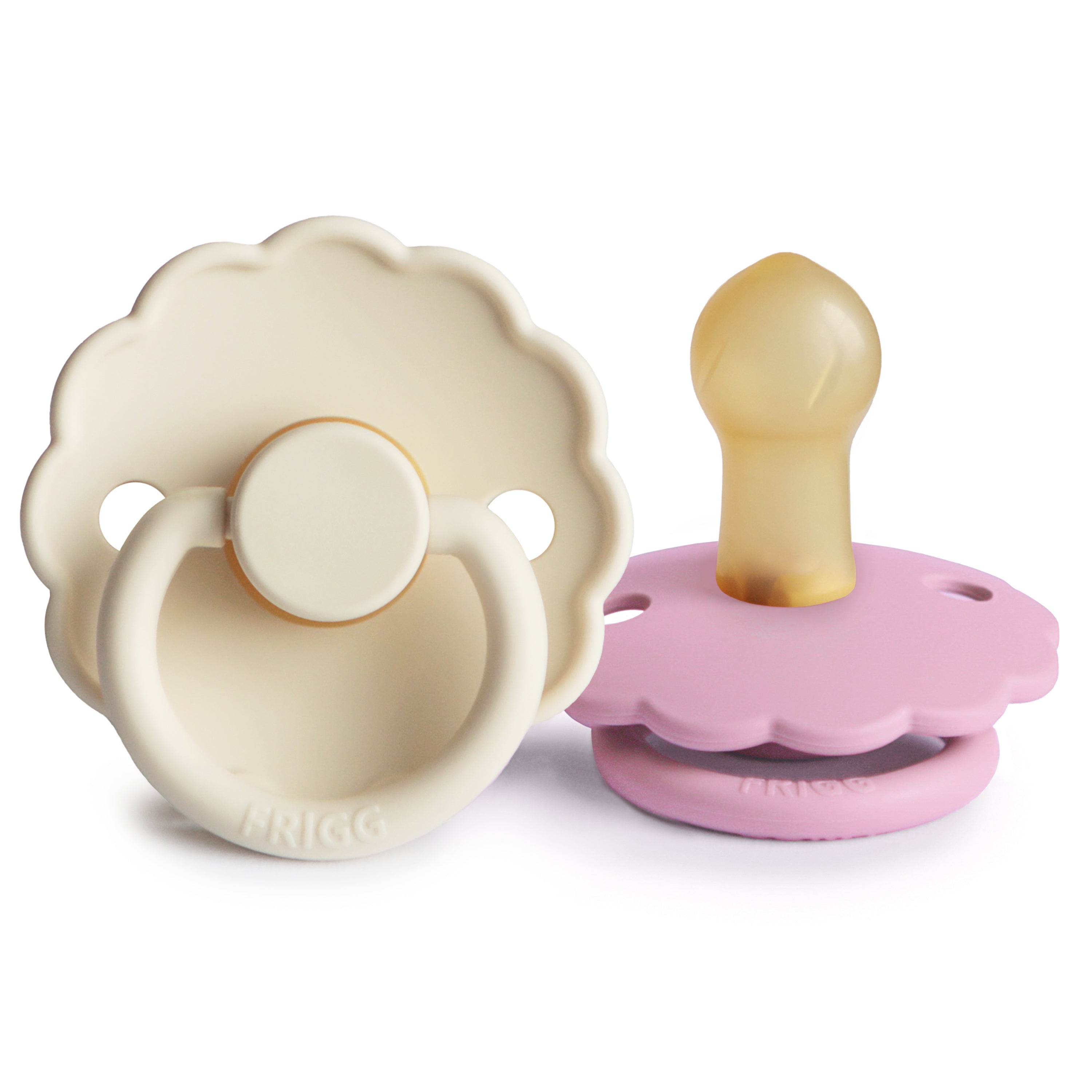 FRIGG Daisy Natural Rubber Pacifier 2-Pack {Drop Ship}