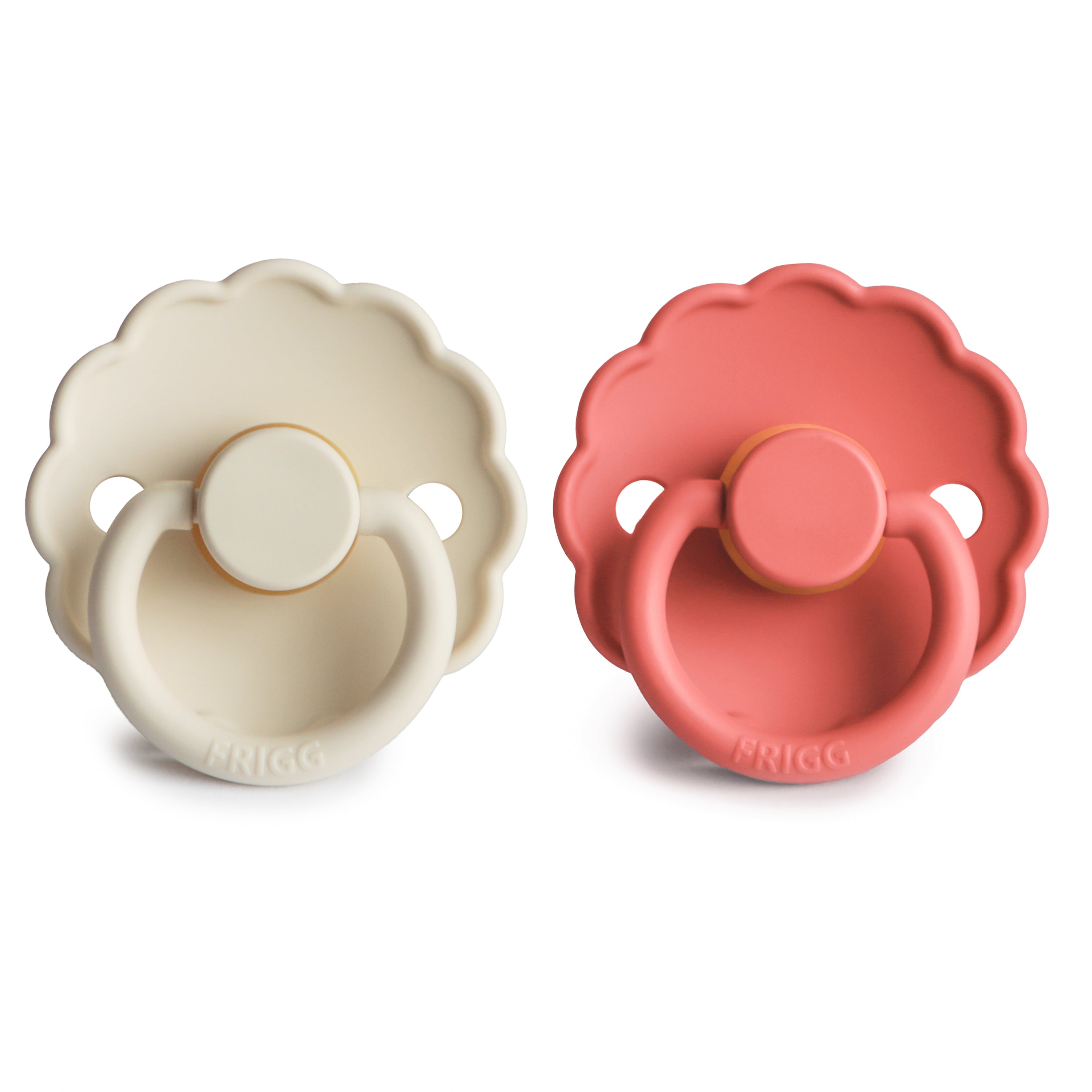FRIGG Daisy Natural Rubber Pacifier 2-Pack {Drop Ship}