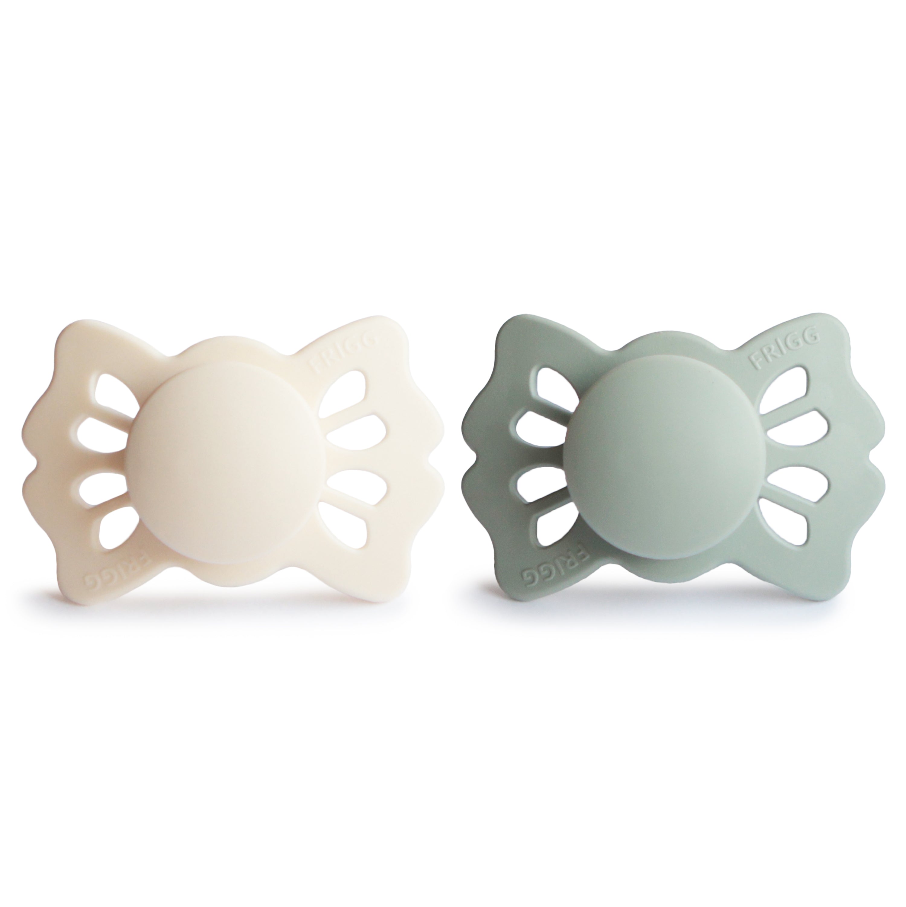FRIGG Lucky Symmetrical Silicone Pacifier 2-Pack (0-6 Months) {Drop Ship}