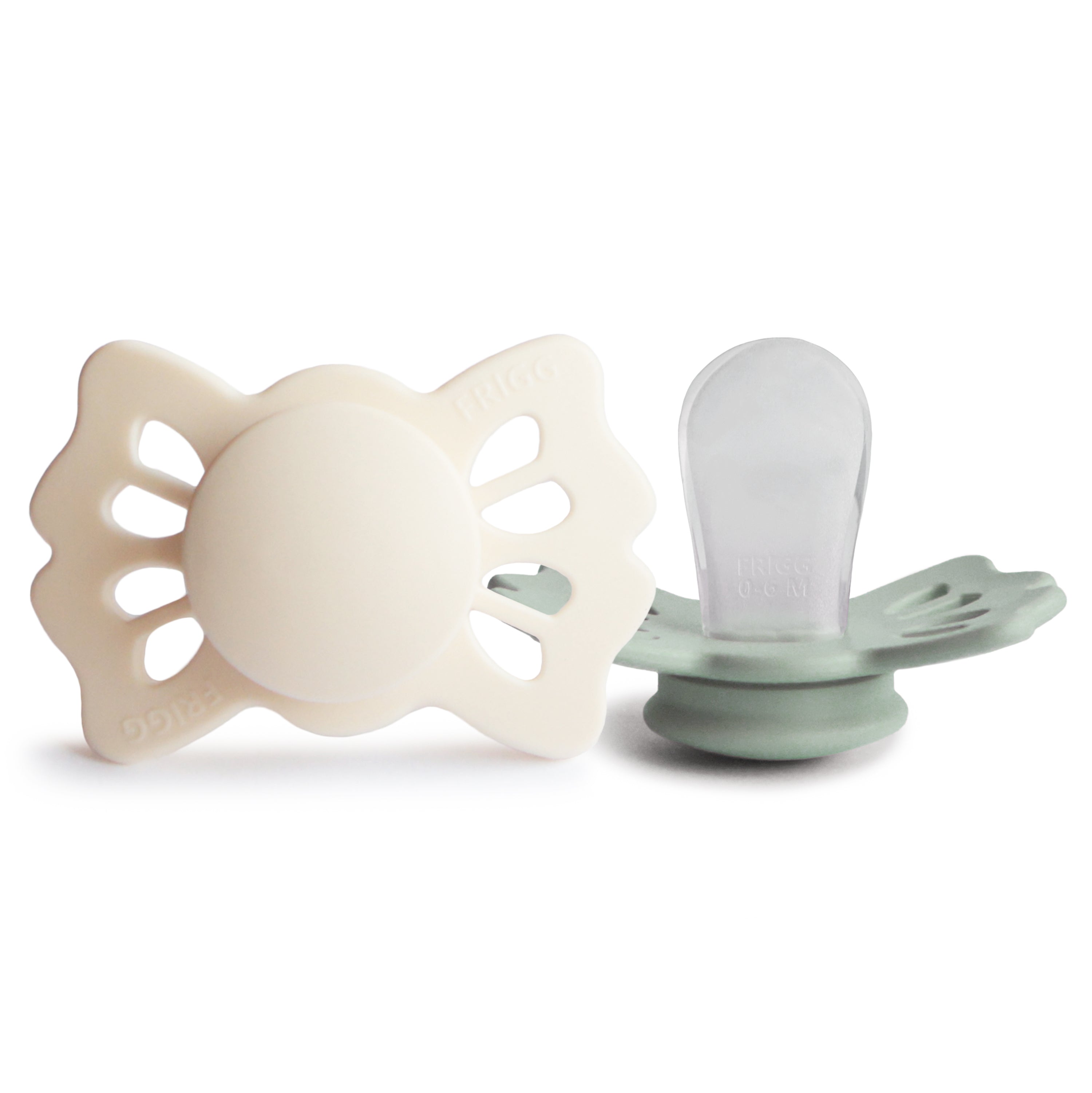 FRIGG Lucky Symmetrical Silicone Pacifier 2-Pack (0-6 Months) {Drop Ship}