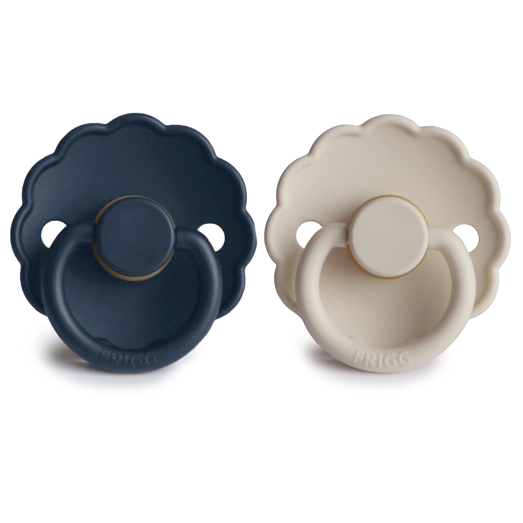 FRIGG Daisy Natural Rubber Pacifier 2-Pack {Drop Ship}