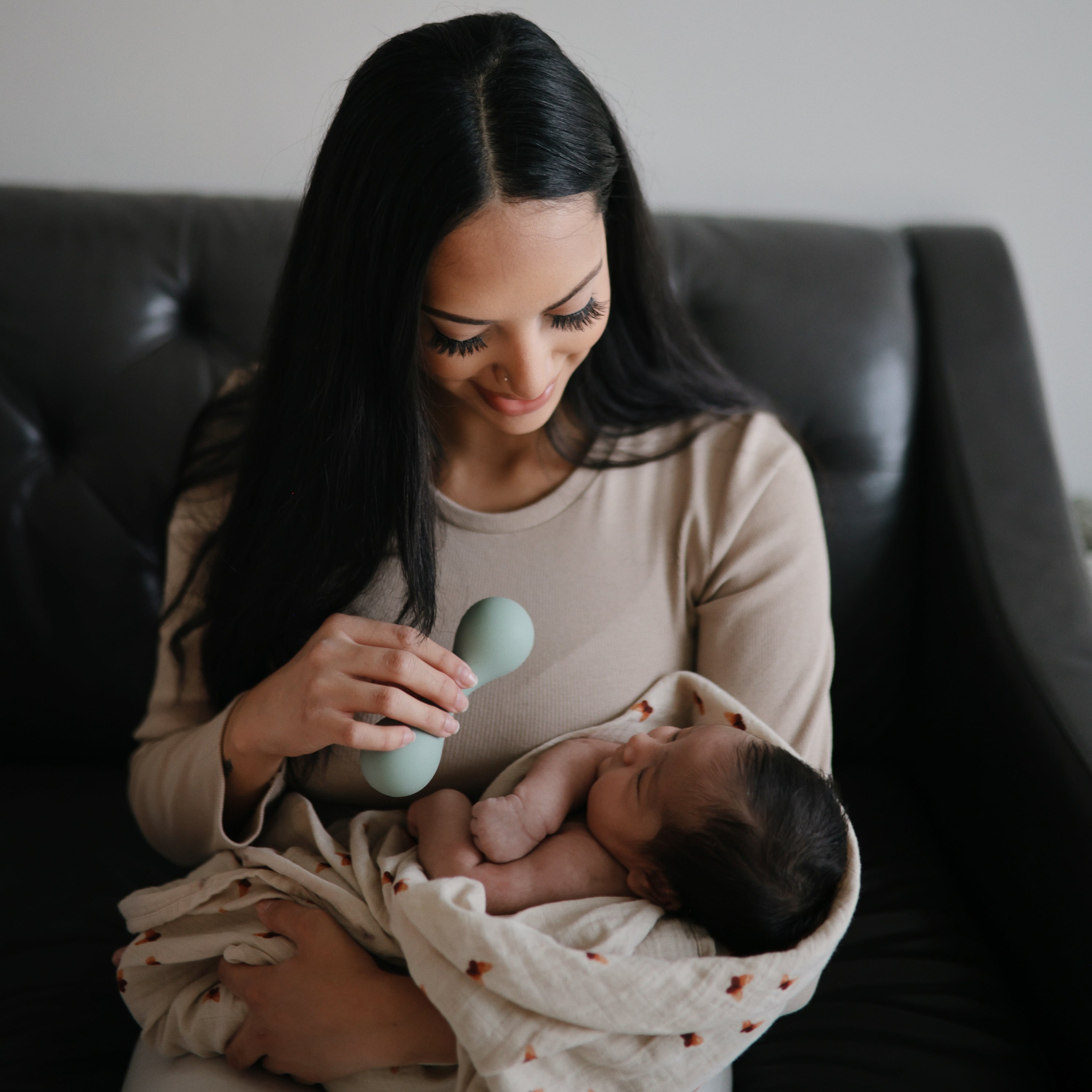 Silicone Baby Rattle Toy {Drop Ship}