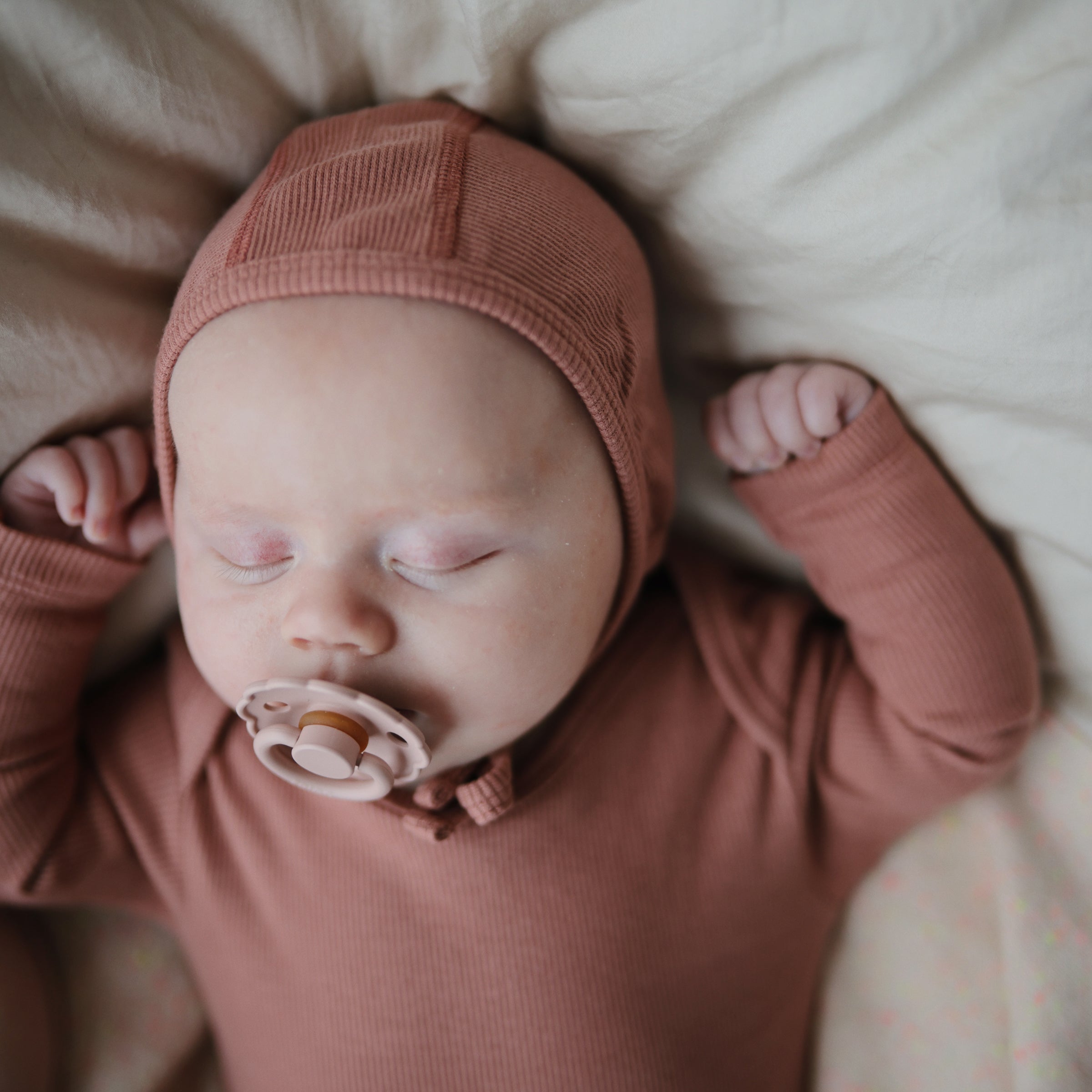 Ribbed Baby Bonnet {Drop Ship}
