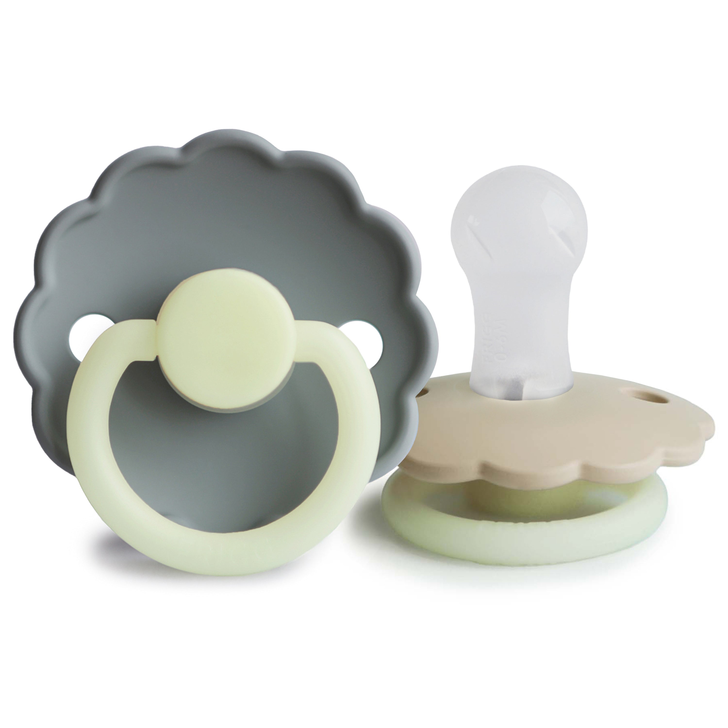 FRIGG Daisy Night Silicone Pacifier 2-Pack {Drop Ship}