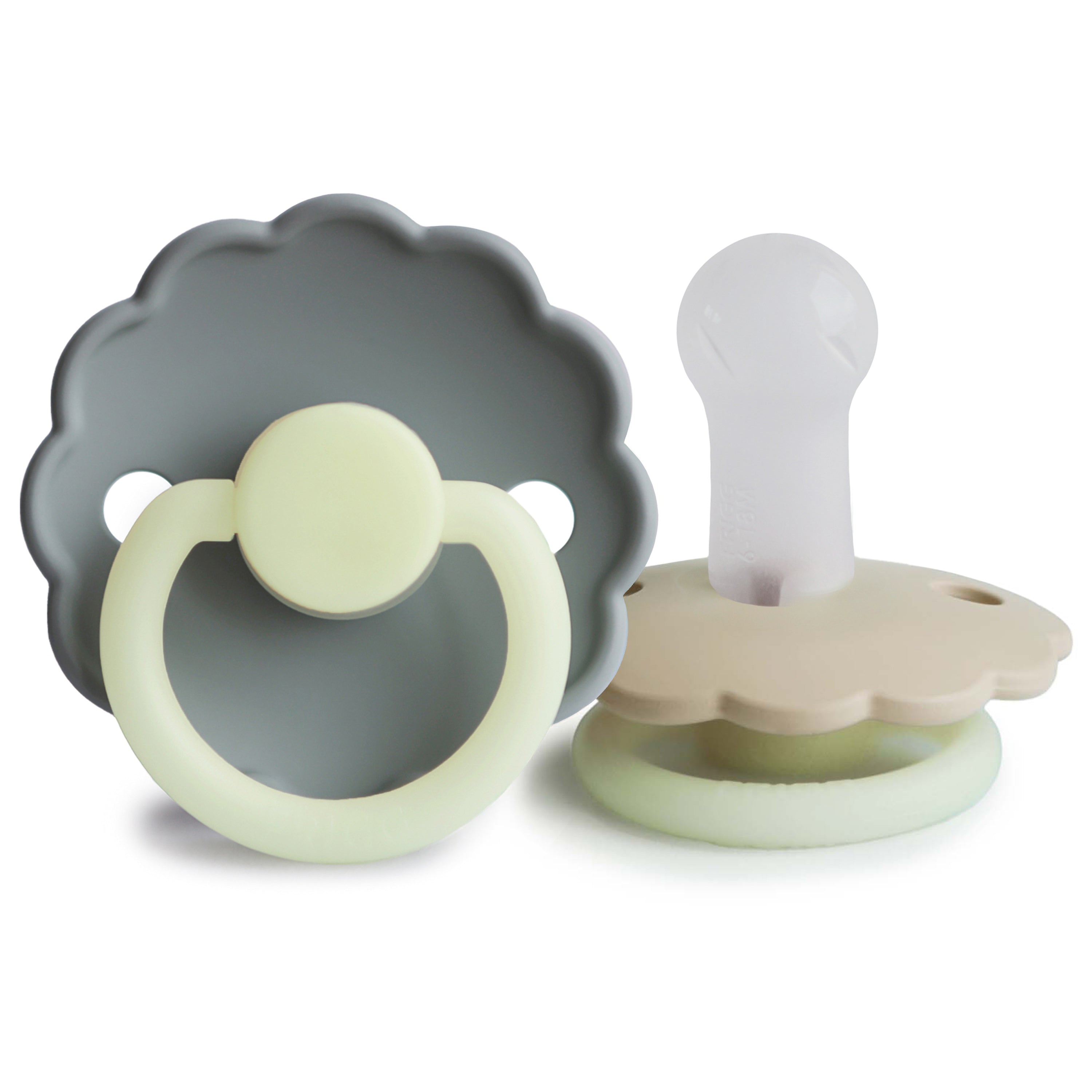 FRIGG Daisy Night Silicone Pacifier 2-Pack {Drop Ship}