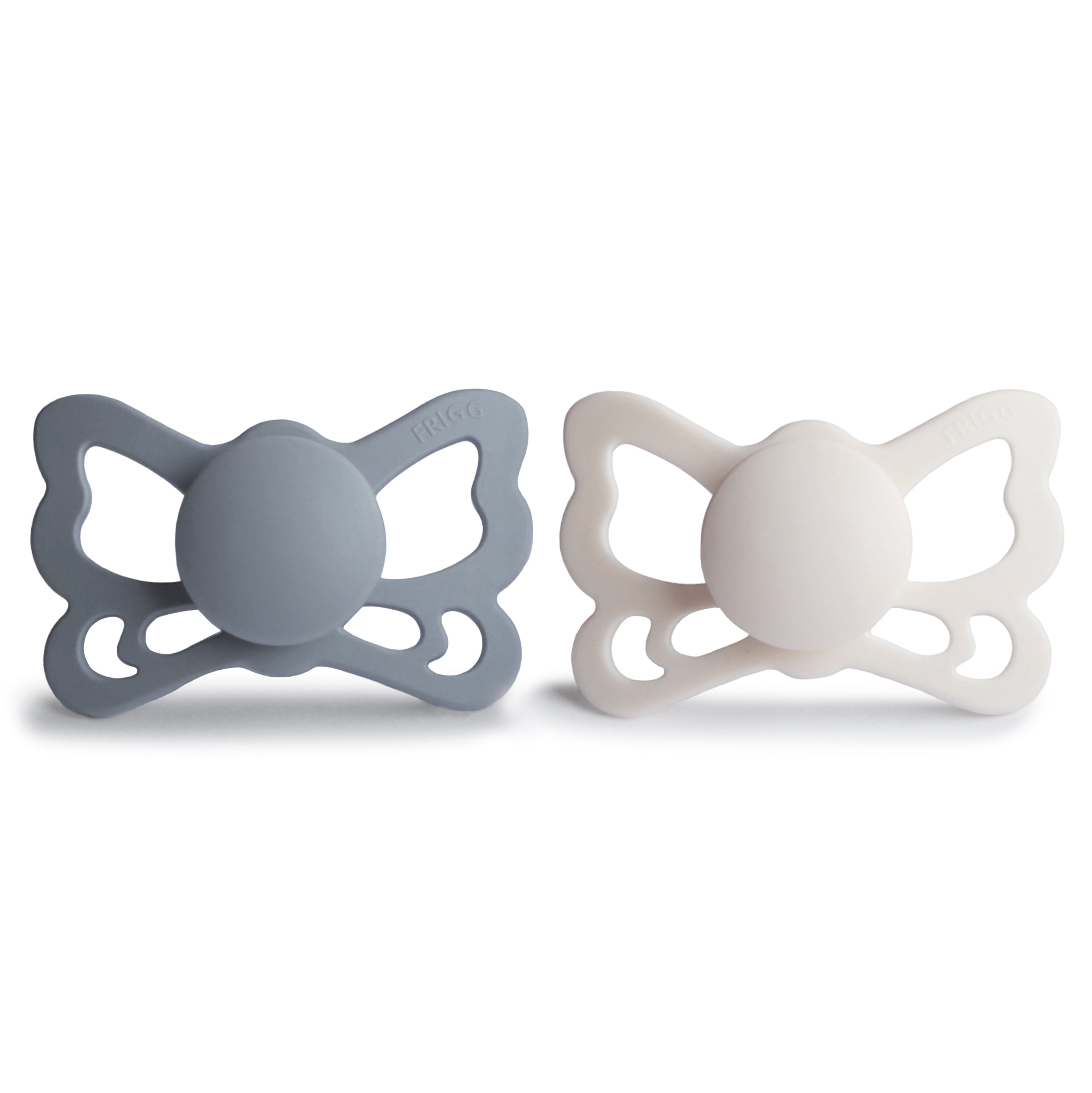FRIGG Butterfly Anatomical Silicone Pacifier 2-Pack (6-18 Months) {Drop Ship}