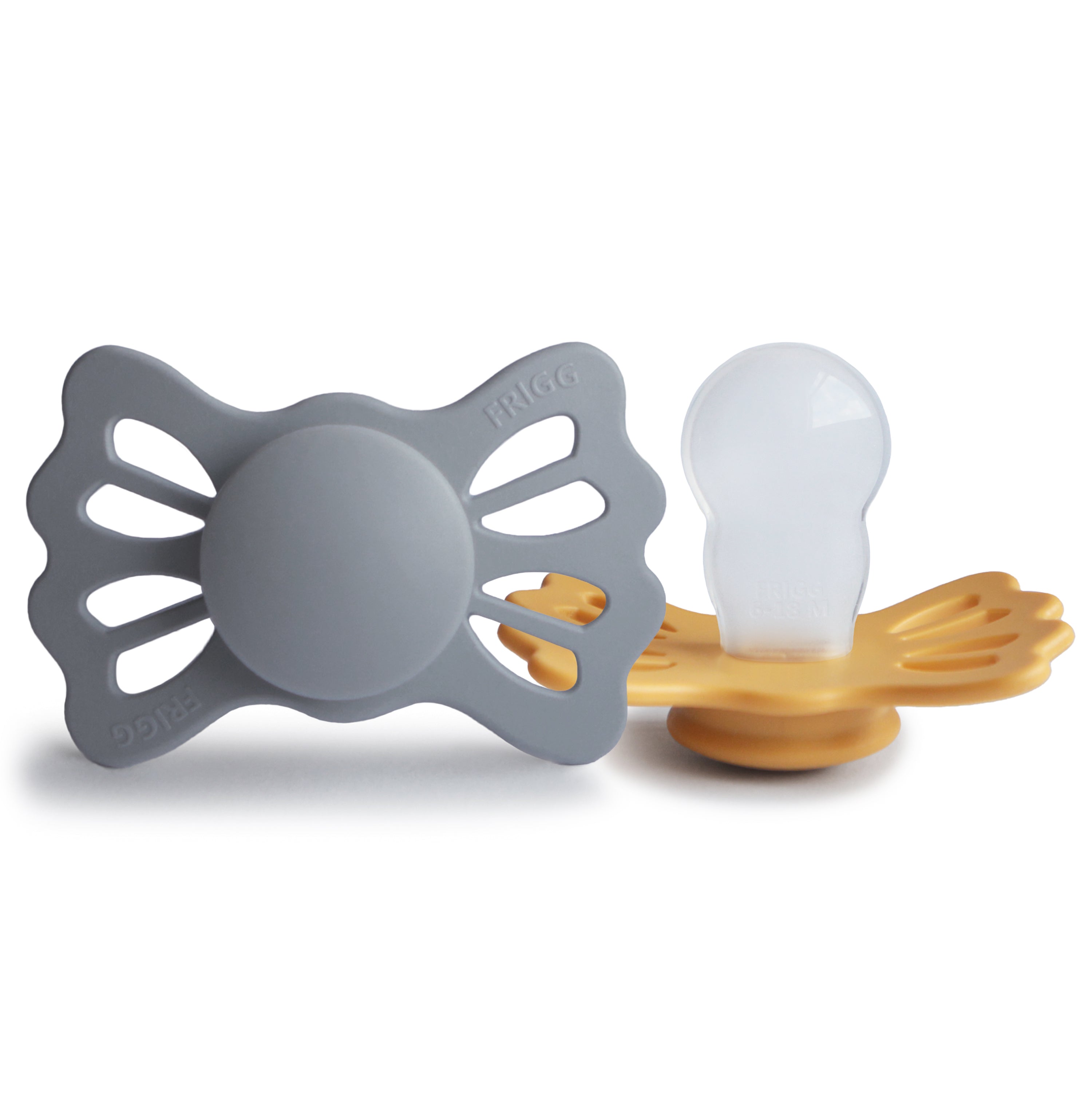 FRIGG Lucky Symmetrical Silicone Pacifier 2-Pack (6-18 Months) {Drop Ship}