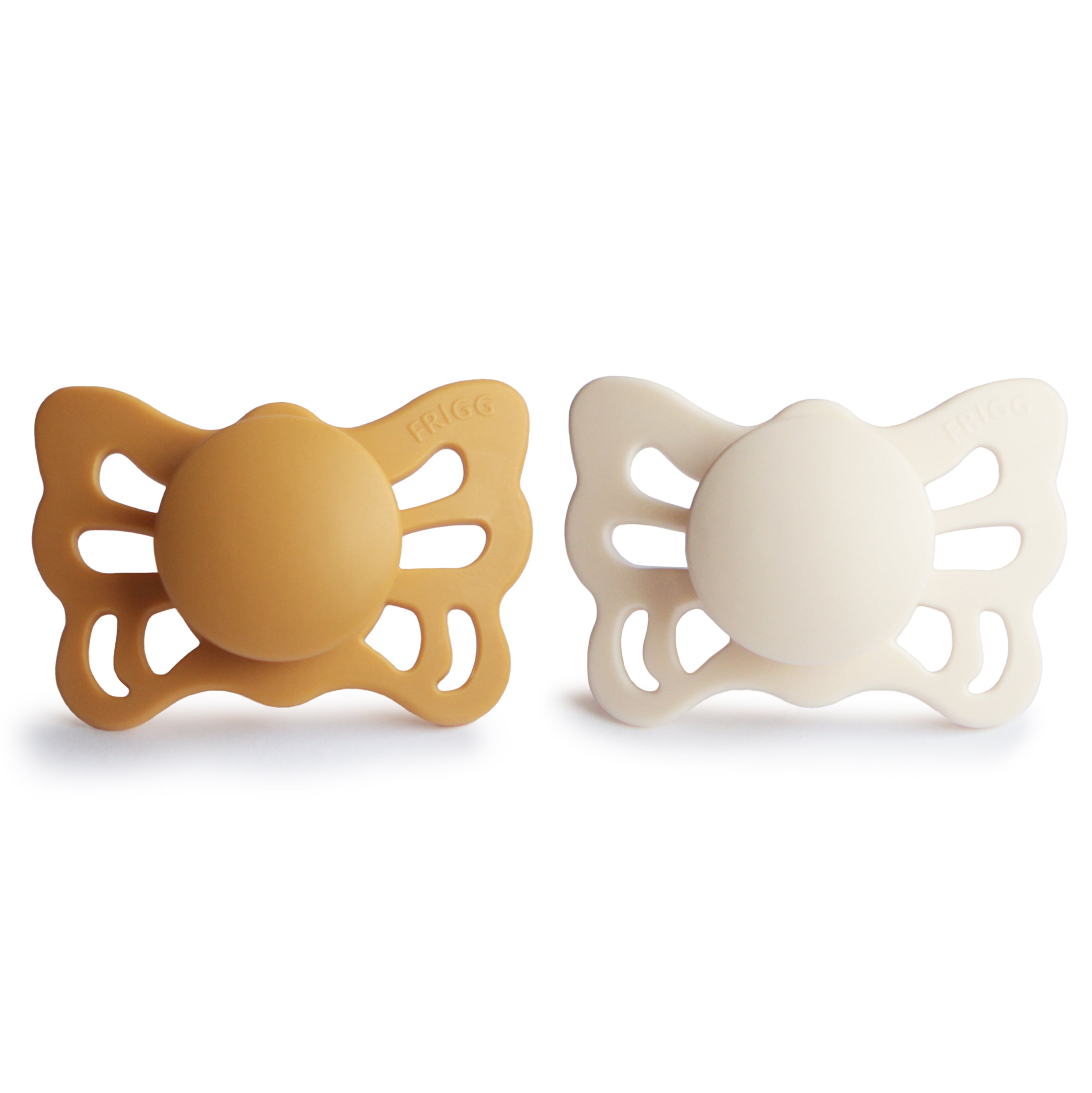 FRIGG Butterfly Anatomical Silicone Pacifier 2-Pack (0-6 Months) {Drop Ship}