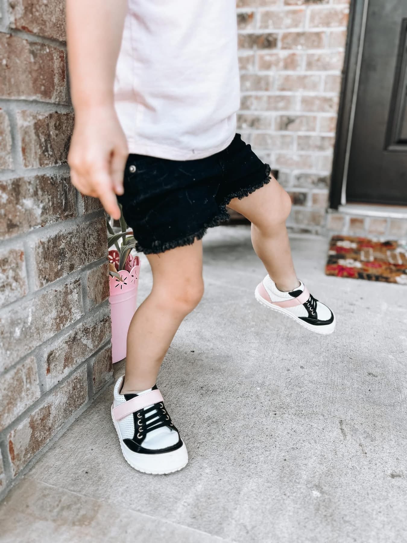 The Play Perfect Patterned Low Top {DROP SHIP}