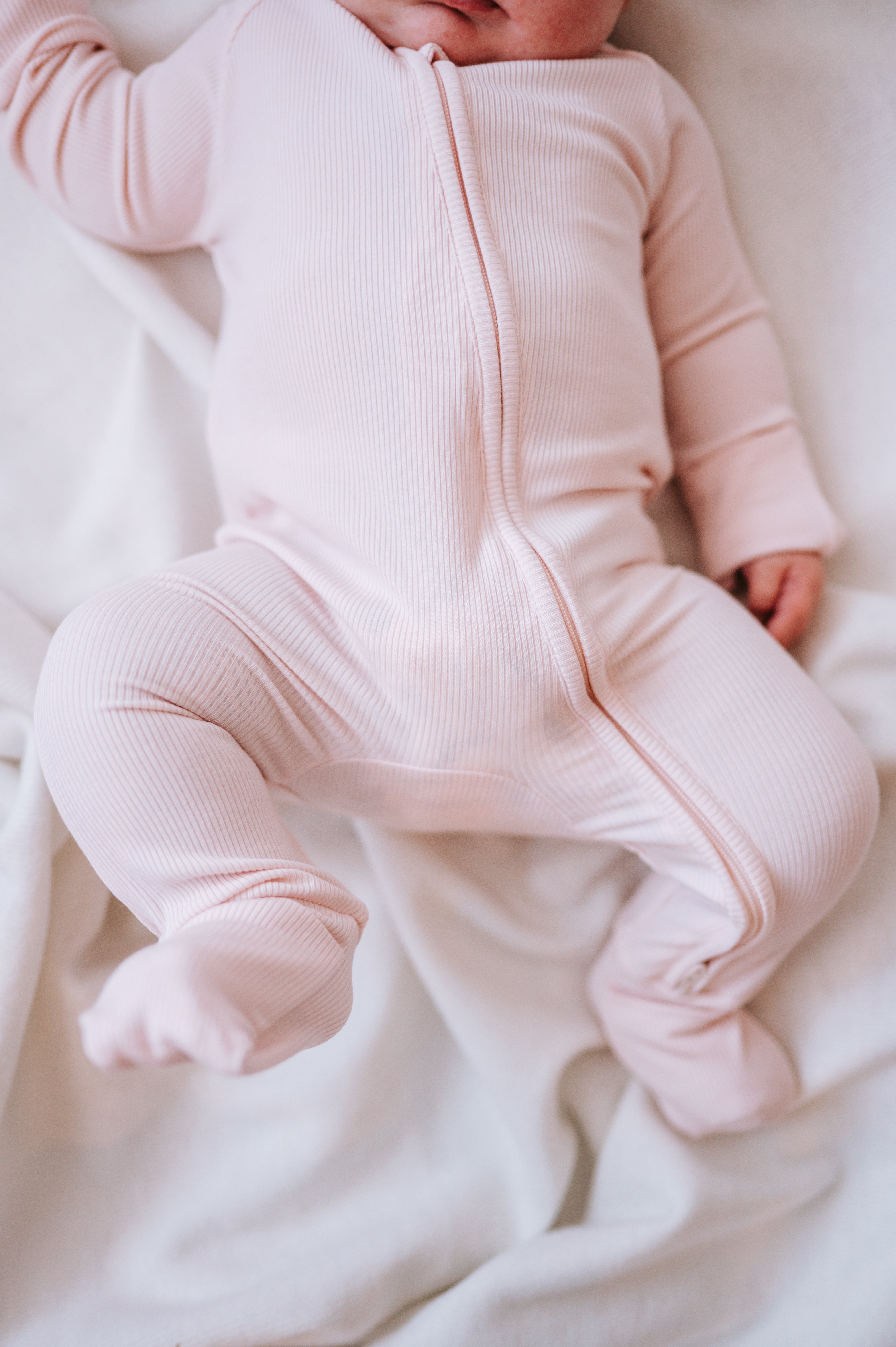 Rosewater - (Snug Zip Ribbed) - FINAL SALE