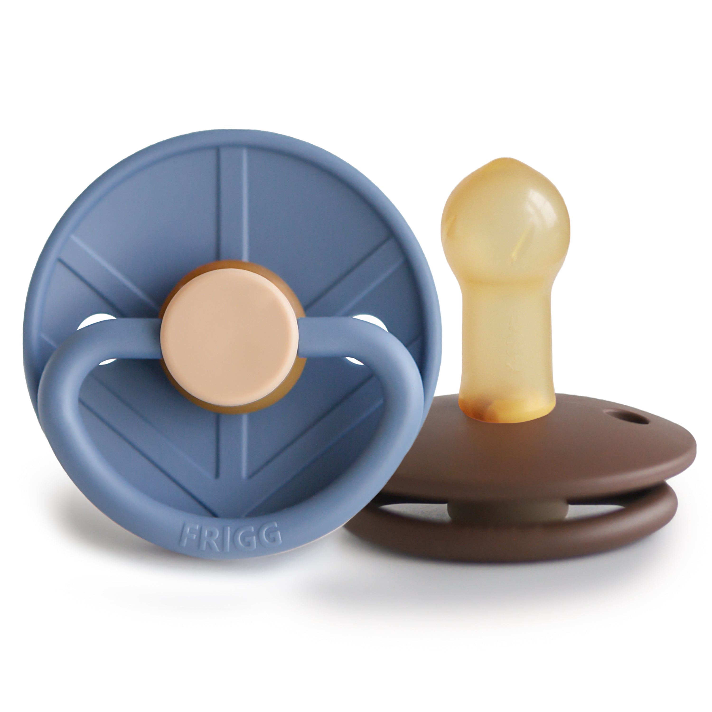 FRIGG Little Viking Natural Rubber Pacifier 2-Pack {Drop Ship}