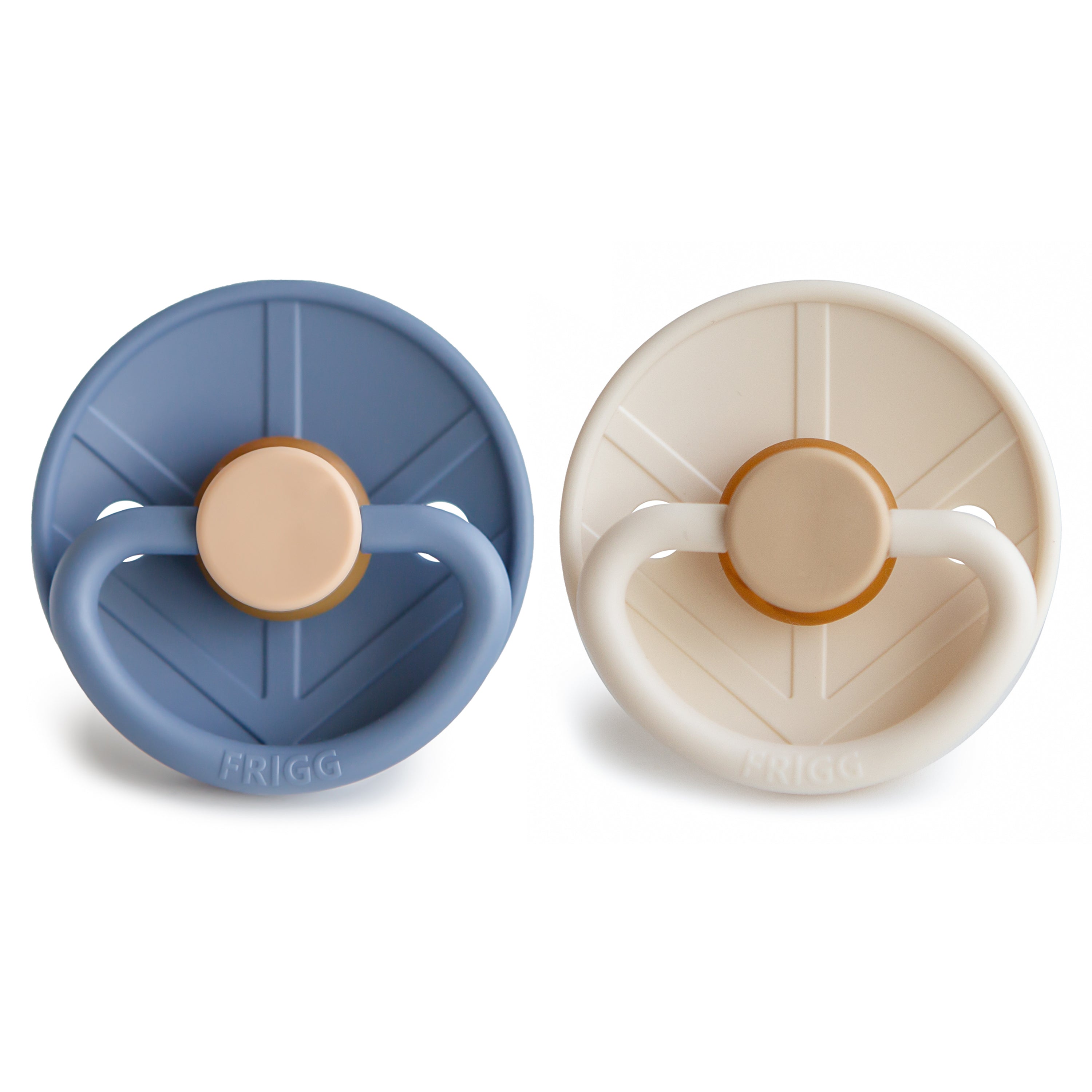 FRIGG Little Viking Natural Rubber Pacifier 2-Pack {Drop Ship}
