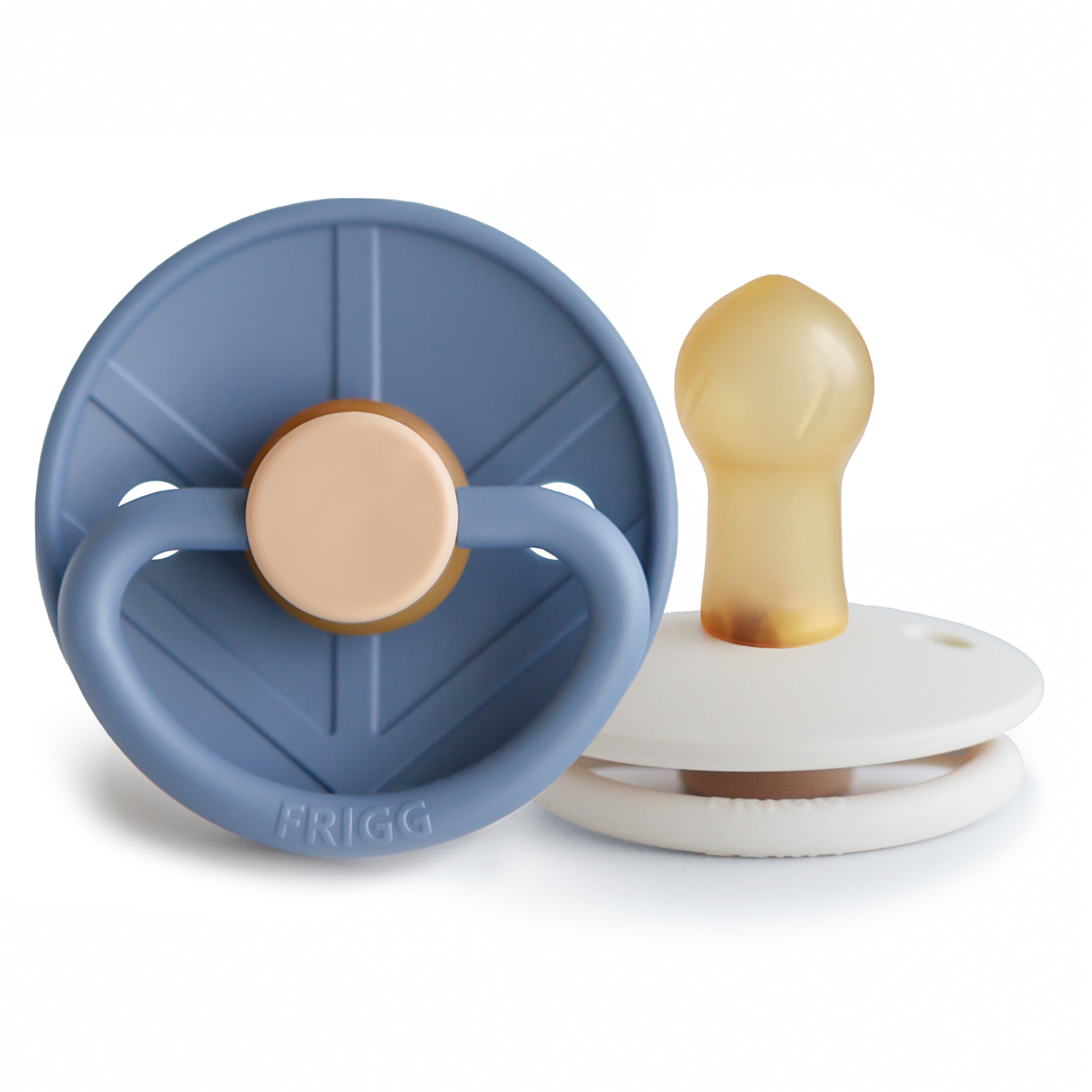 FRIGG Little Viking Natural Rubber Pacifier 2-Pack {Drop Ship}