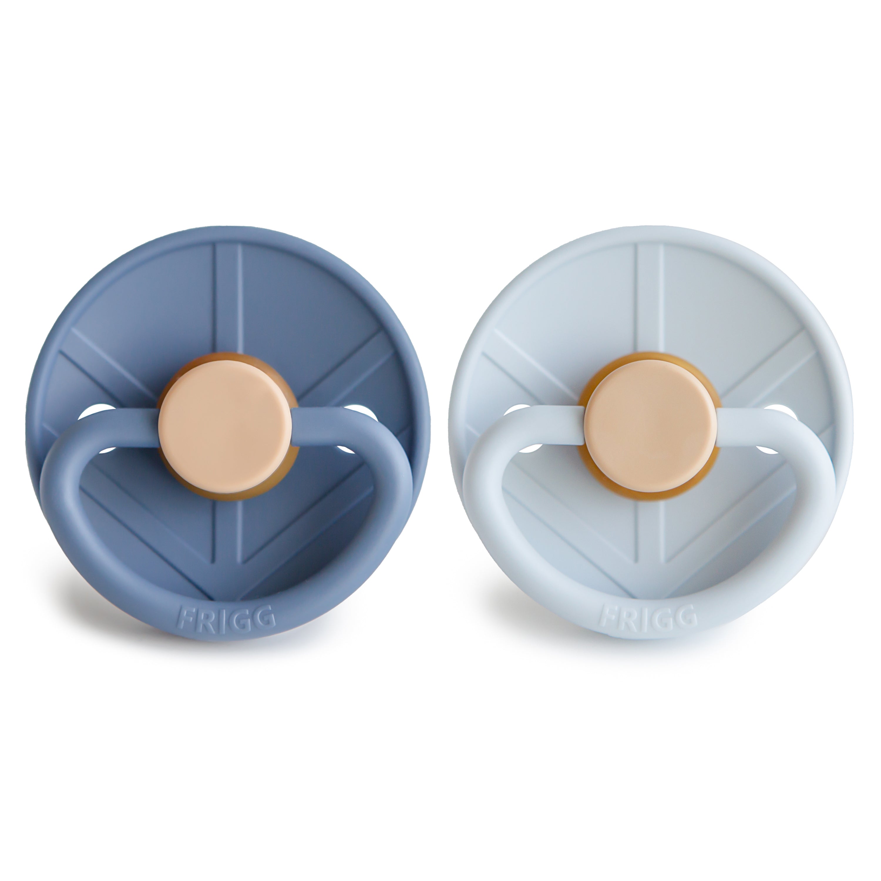 FRIGG Little Viking Natural Rubber Pacifier 2-Pack {Drop Ship}