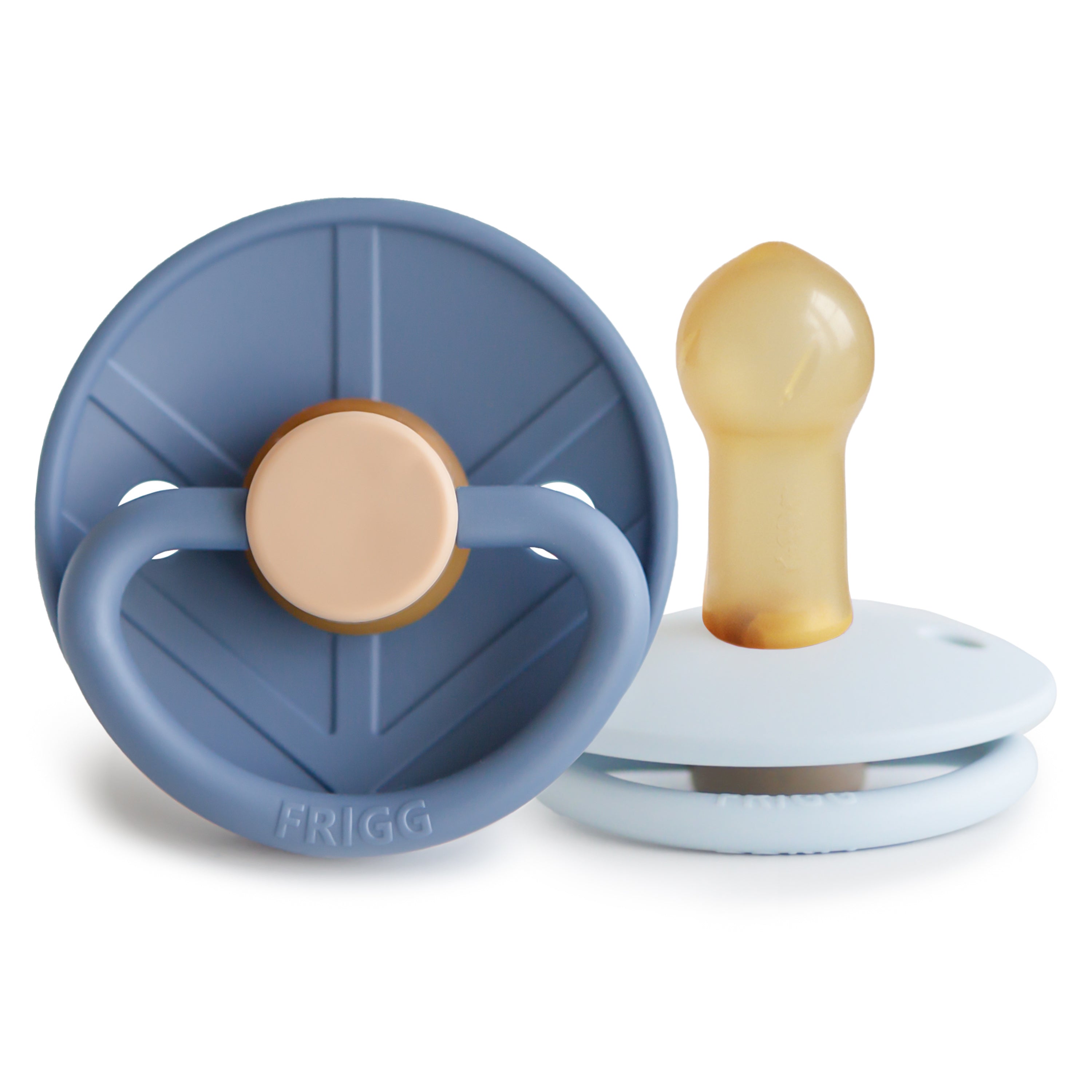 FRIGG Little Viking Natural Rubber Pacifier 2-Pack {Drop Ship}